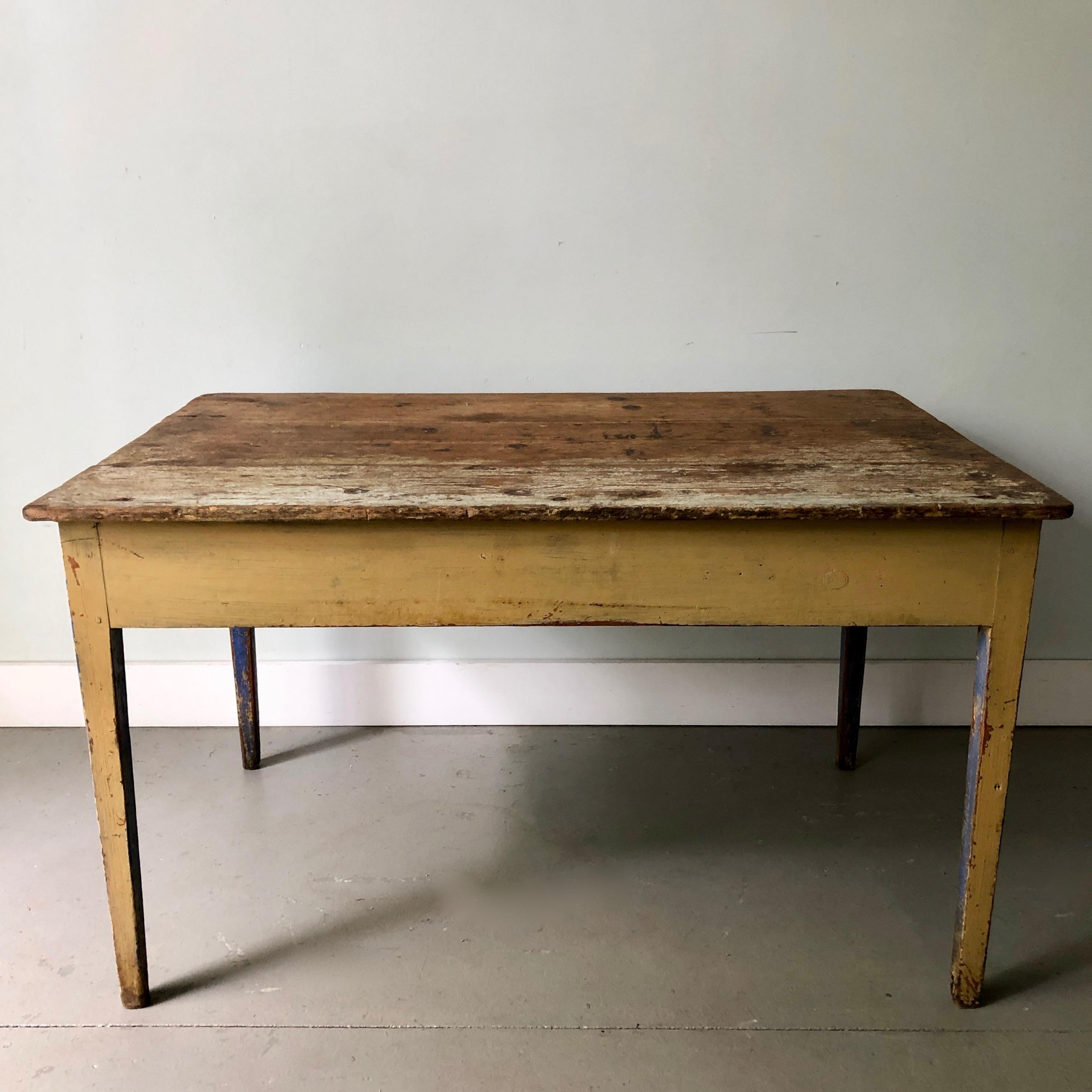 Swedish 19th Century Painted Table or Desk 6