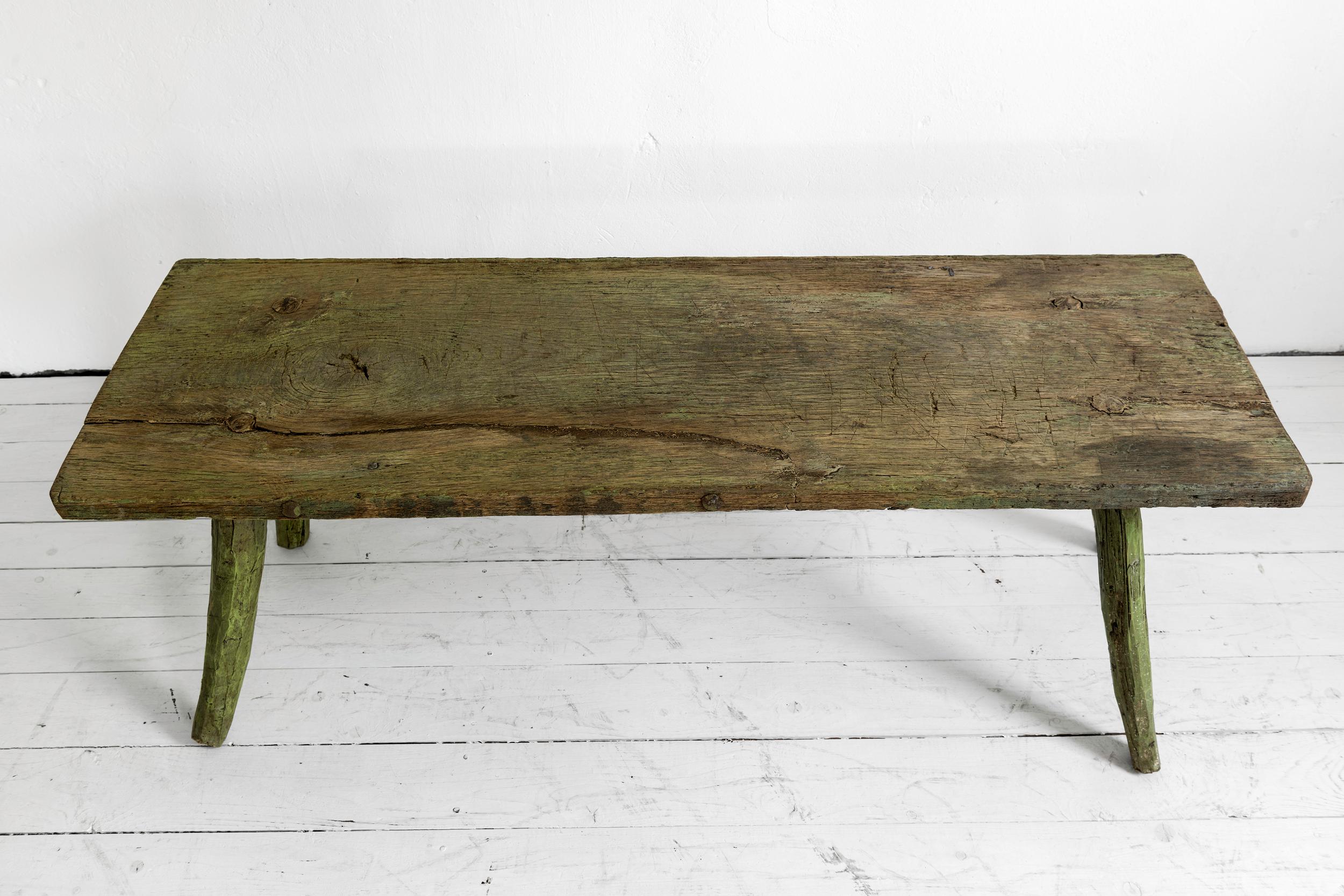 Swedish 19th Century Primitive Minimalistic Table or Bench, Beautiful Patina 5