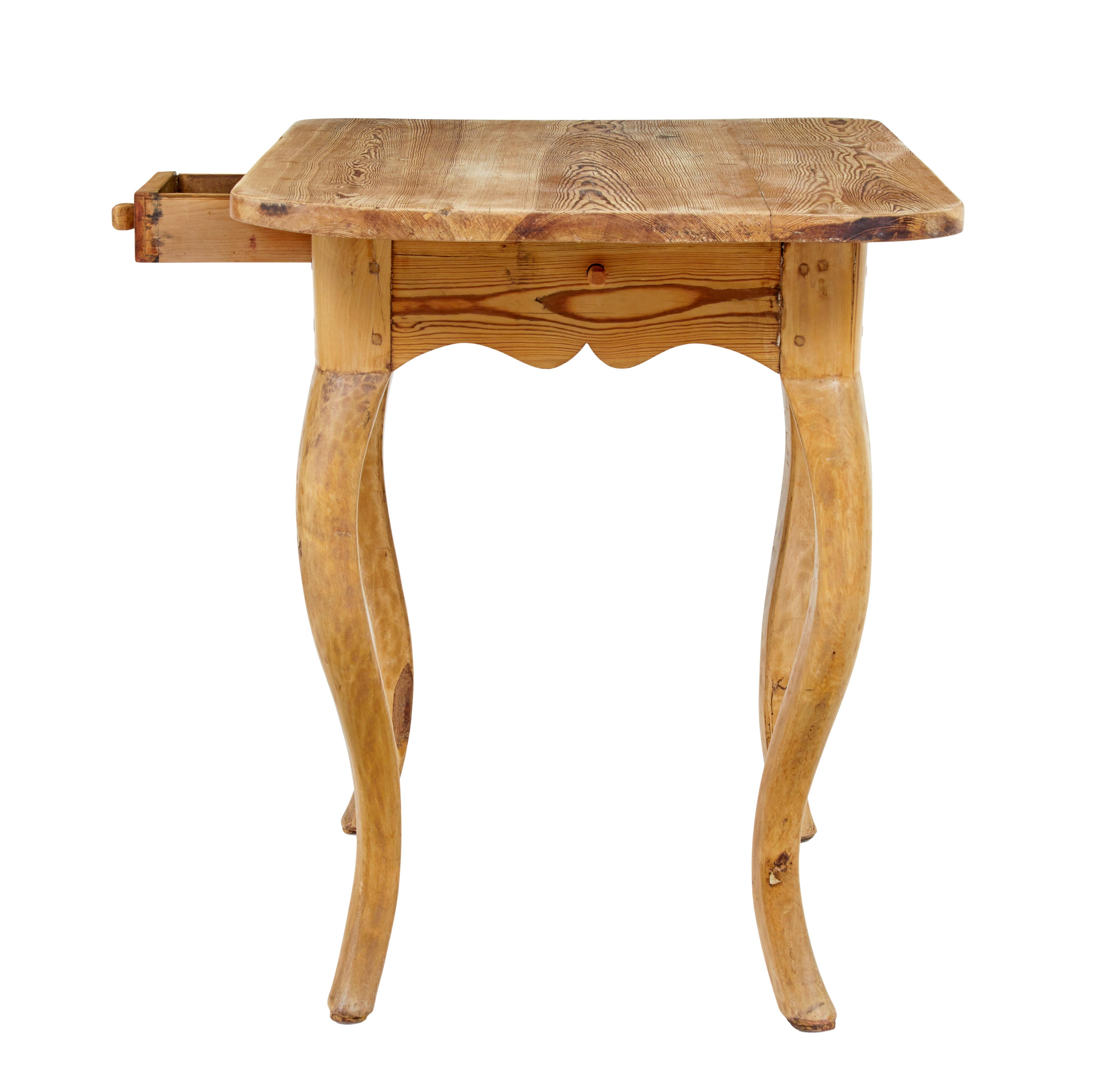 Swedish 19th Century Rococo Revival Side Table For Sale at 1stDibs