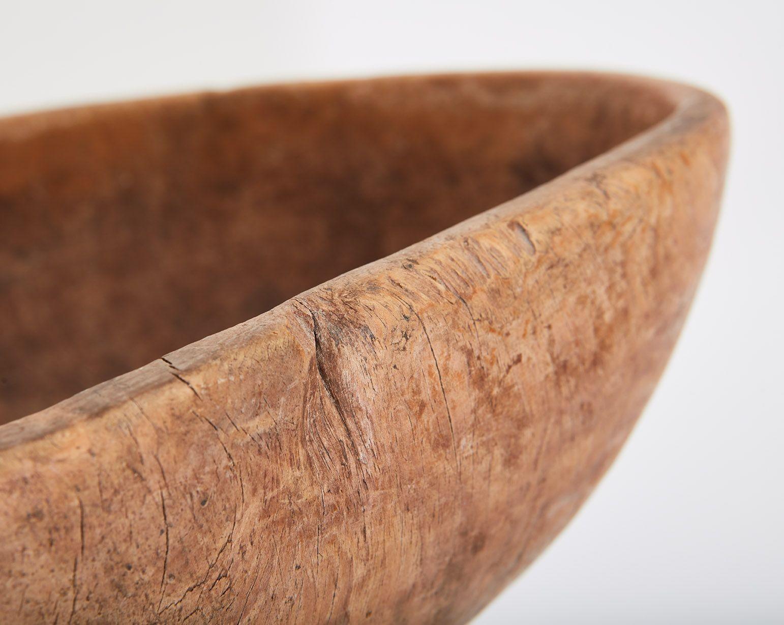 Early 19th Century Swedish 19th Century Root Burl Bowl For Sale