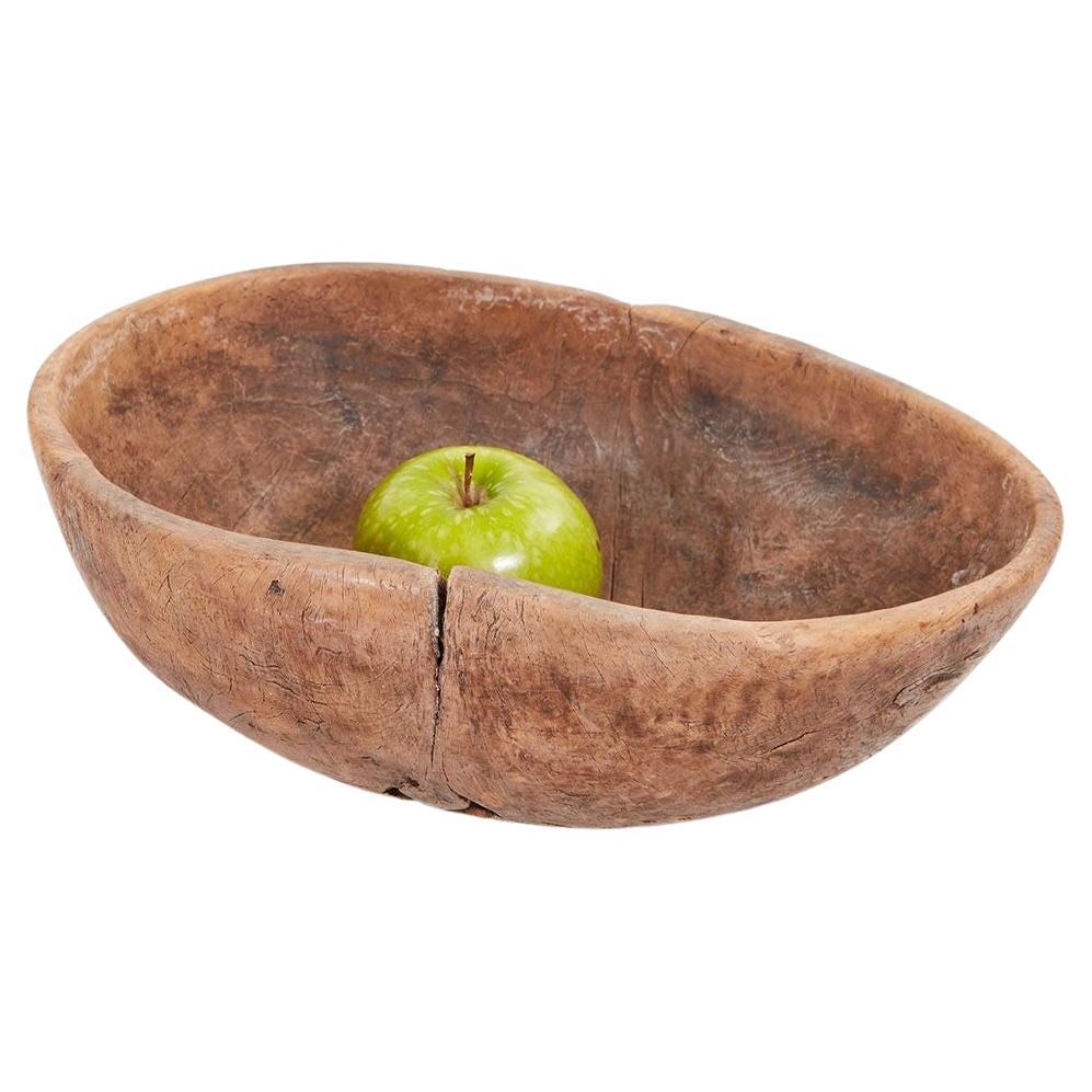 Swedish 19th Century Root Burl Bowl For Sale