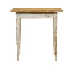 Swedish 19th century rustic painted pine table