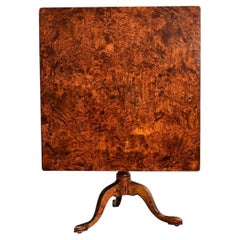 Swedish 19th Century Square Tilt-top Table
