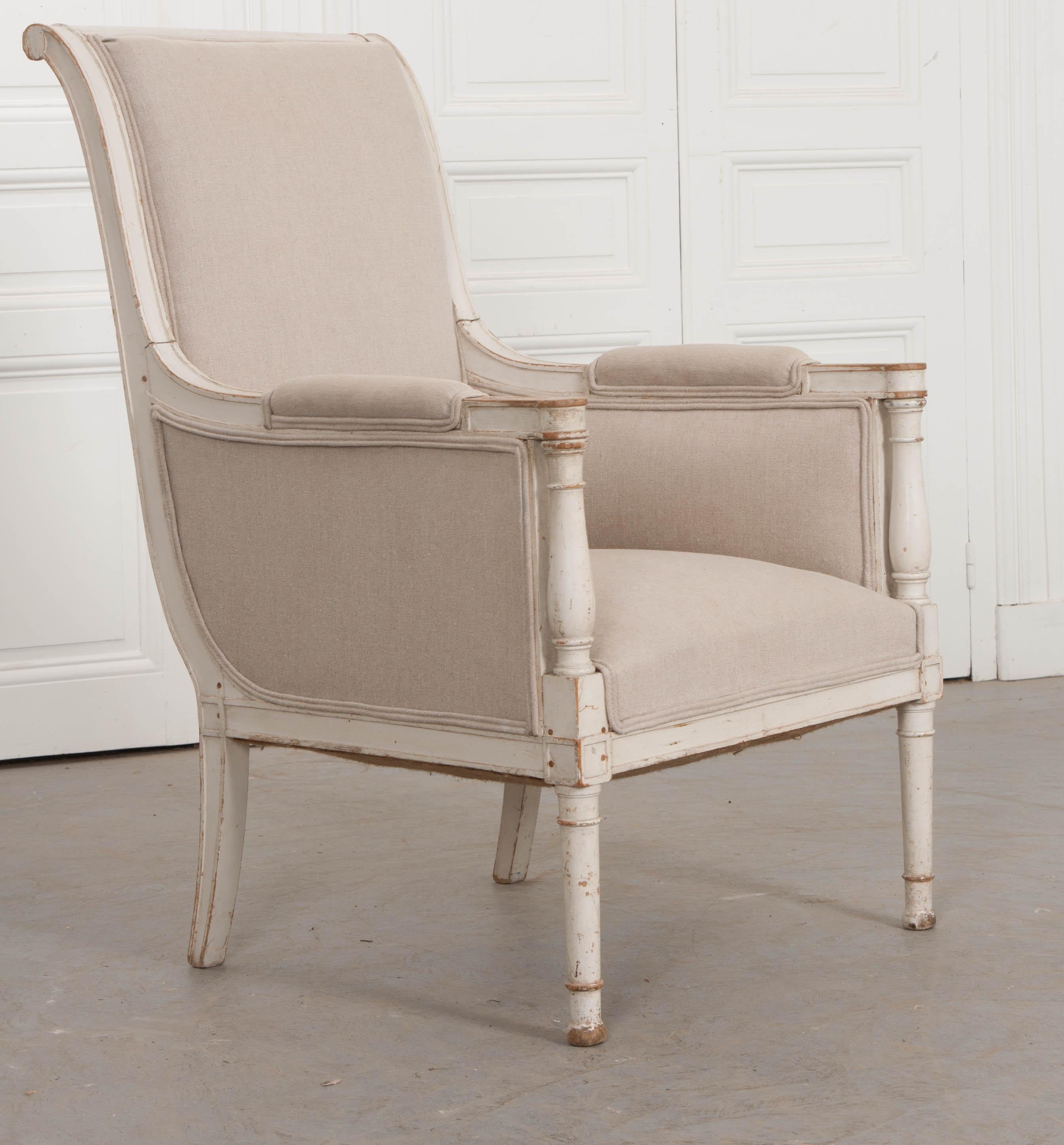 Hardwood Swedish 19th Century Upholstered Chair