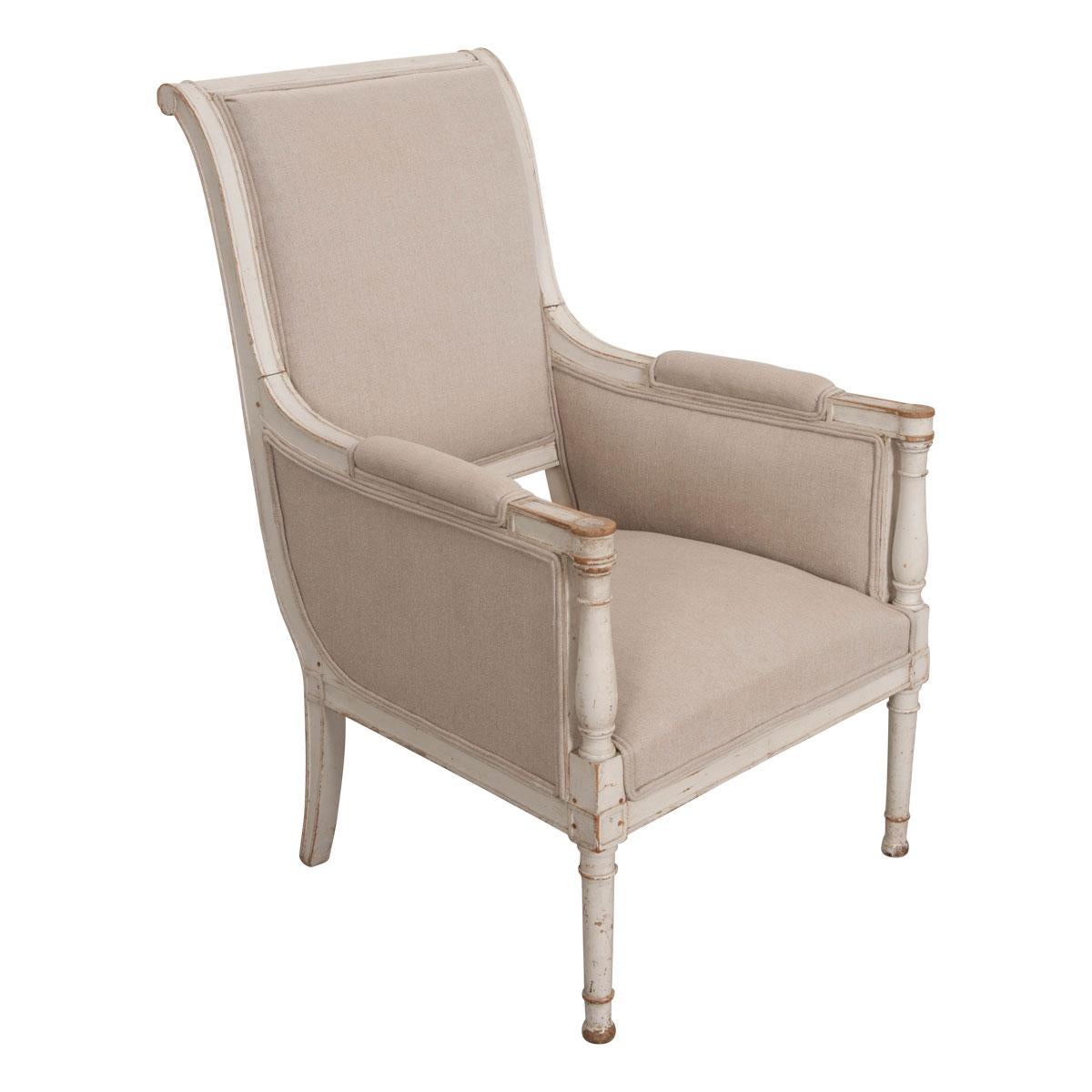 Swedish 19th Century Upholstered Chair