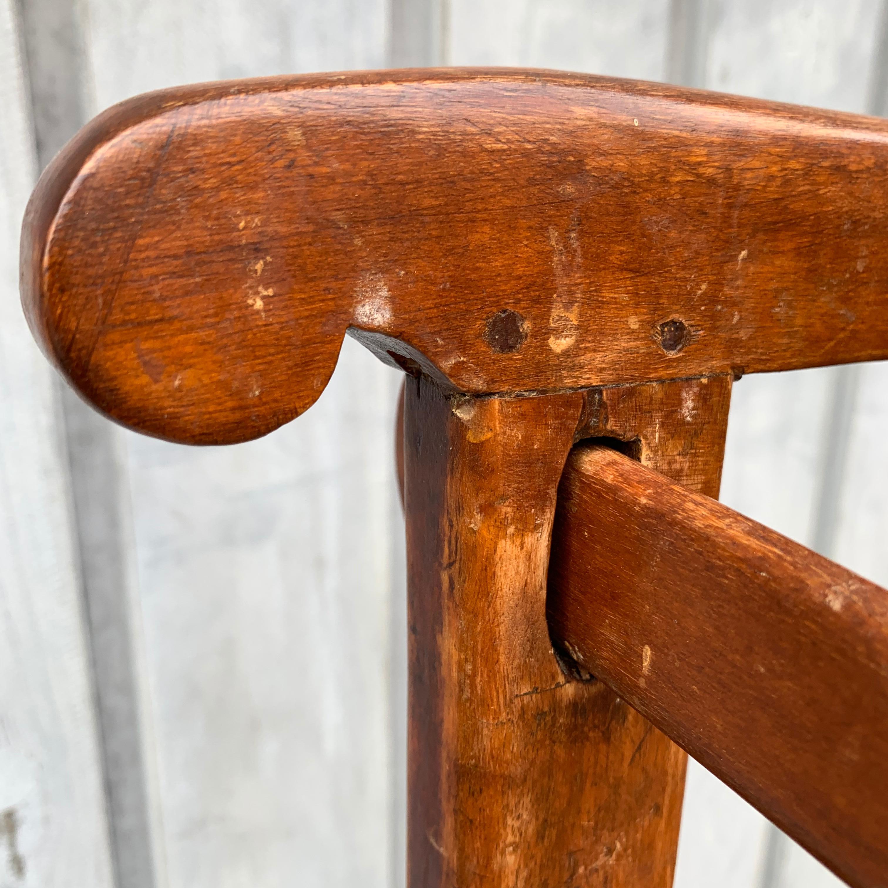 Swedish 19th Century Wooden Child's High Chair For Sale 8