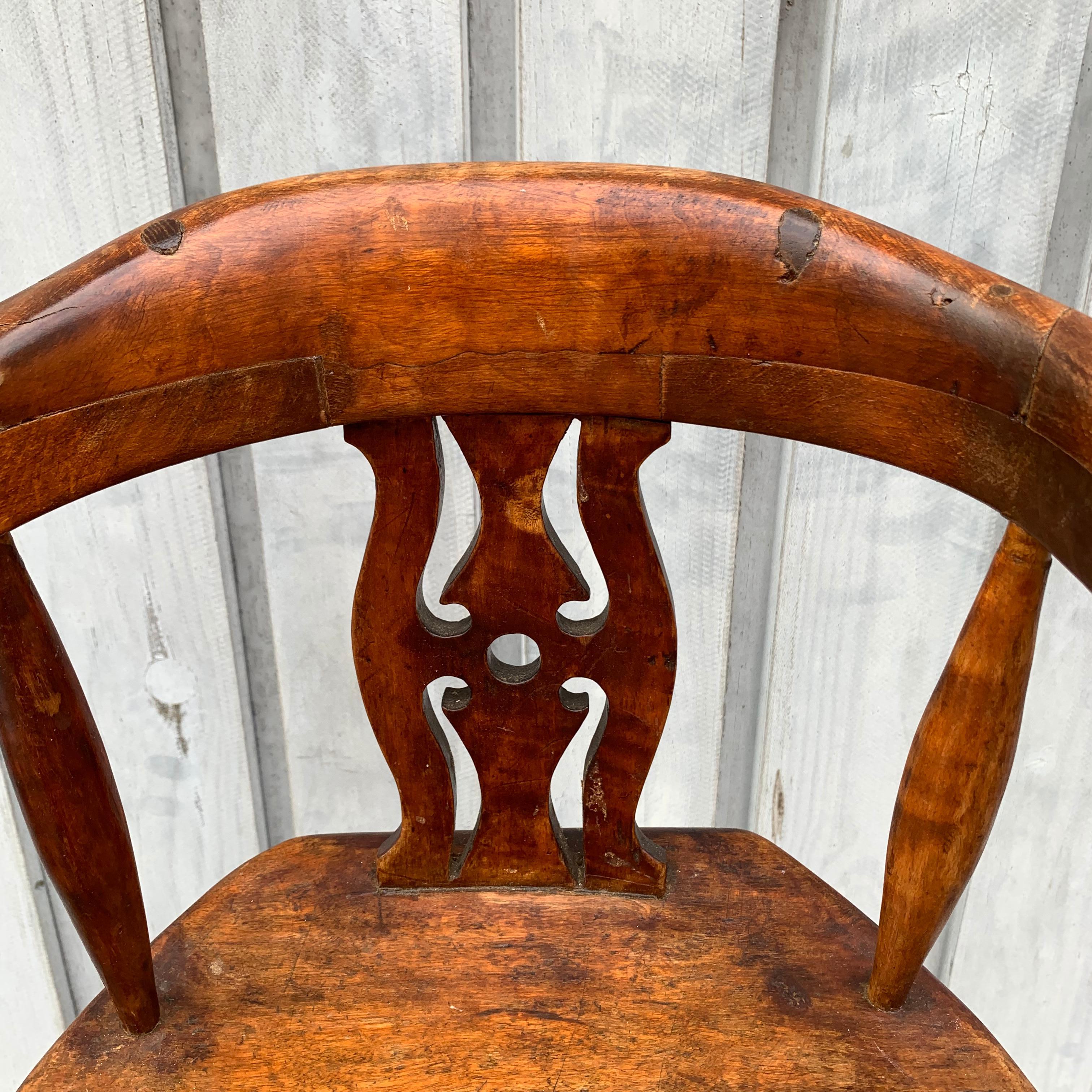 Swedish 19th Century Wooden Child's High Chair 10
