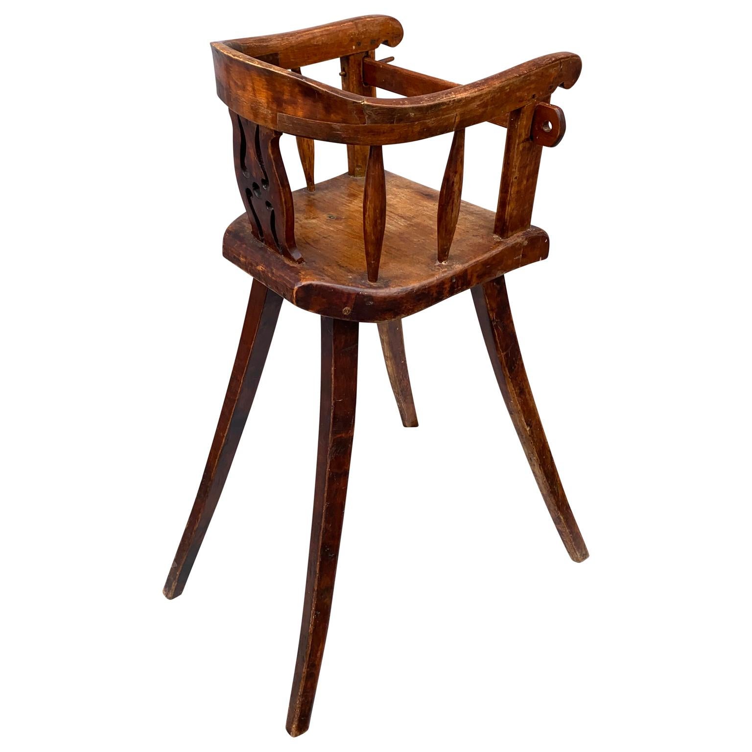 swedish wooden high chair