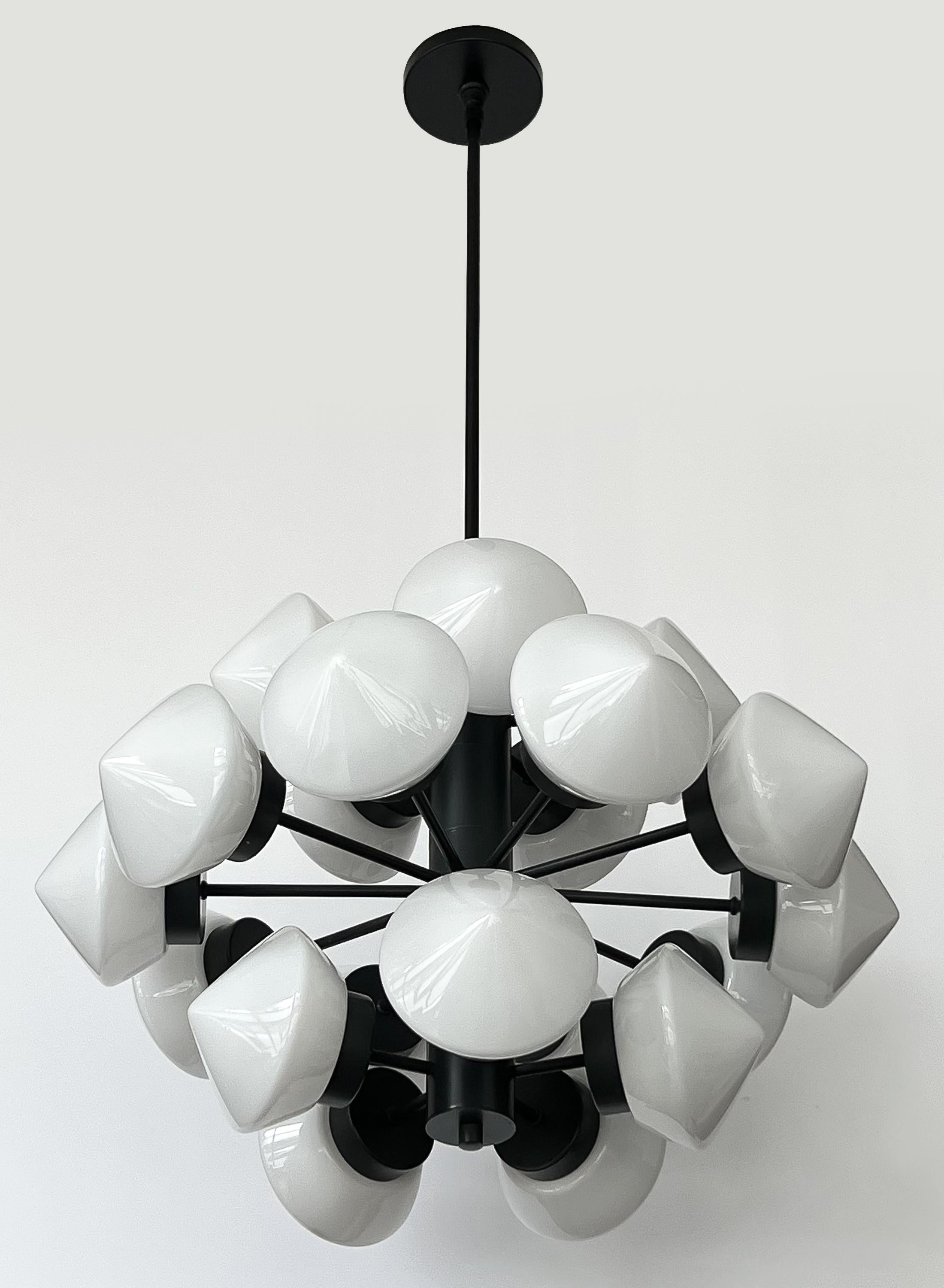 Swedish 20 Globe Chandelier by Fagerhults Belysning For Sale 3