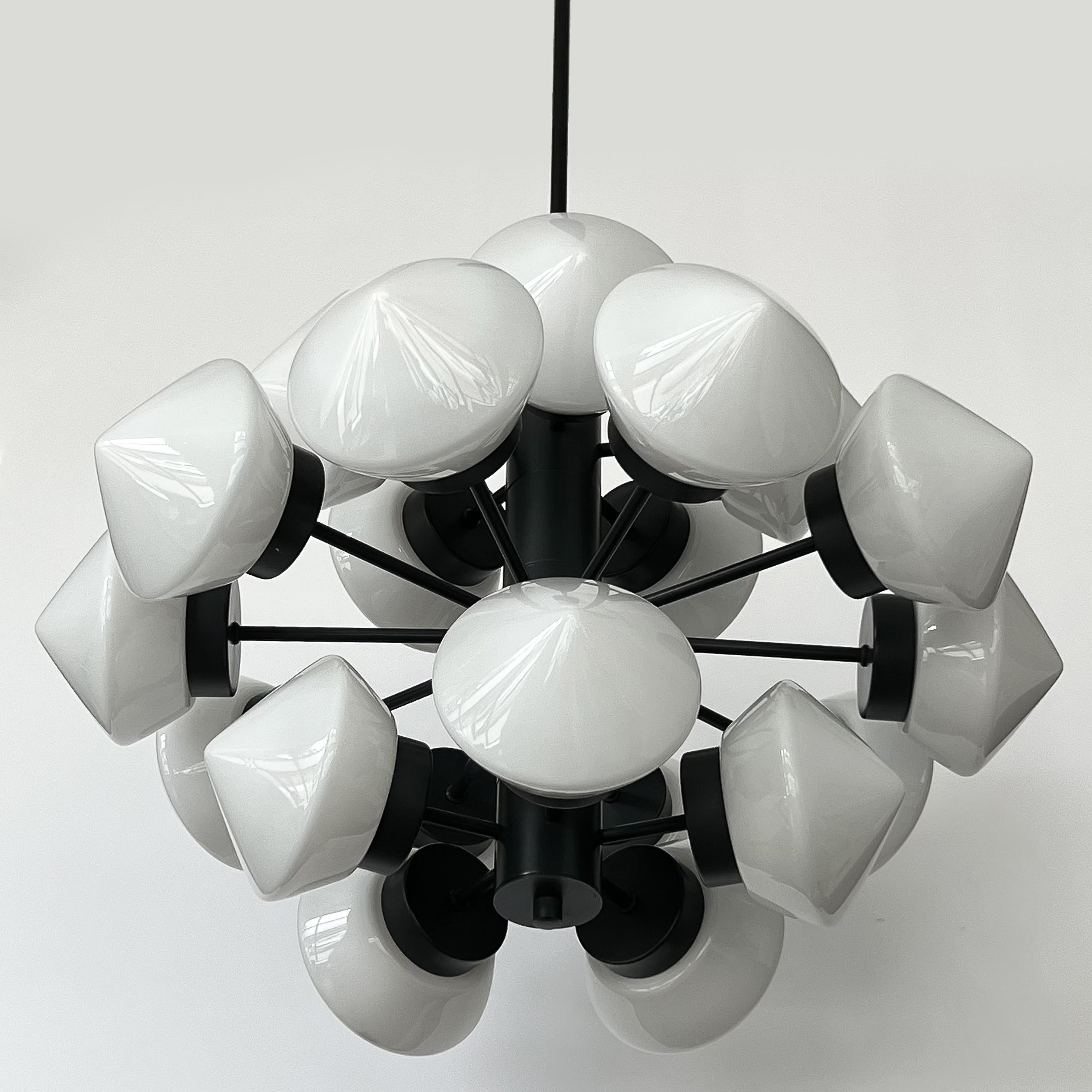 Swedish 20 Globe Chandelier by Fagerhults Belysning For Sale 4