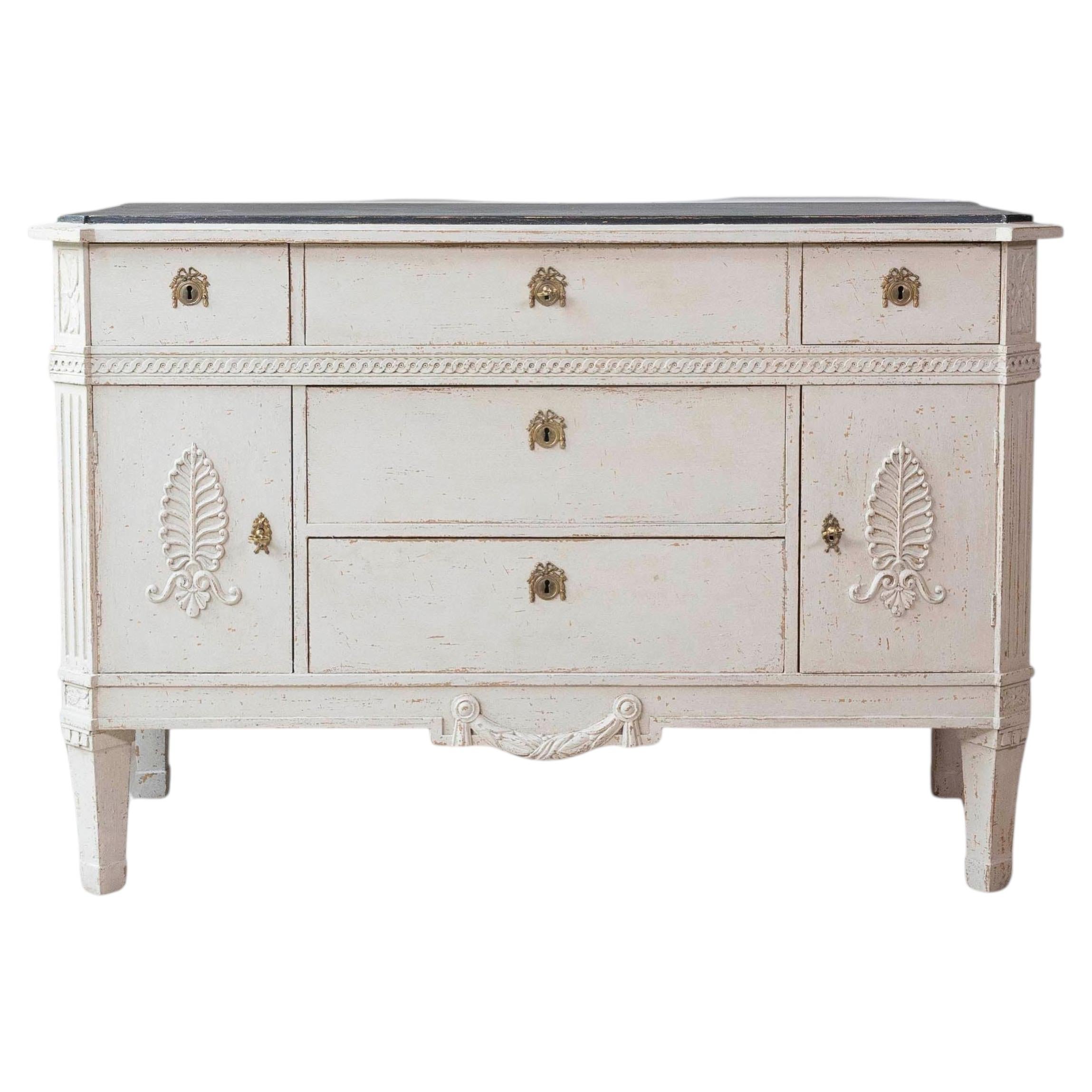 Swedish 20th Century Baroque Style-Inspired Sideboard