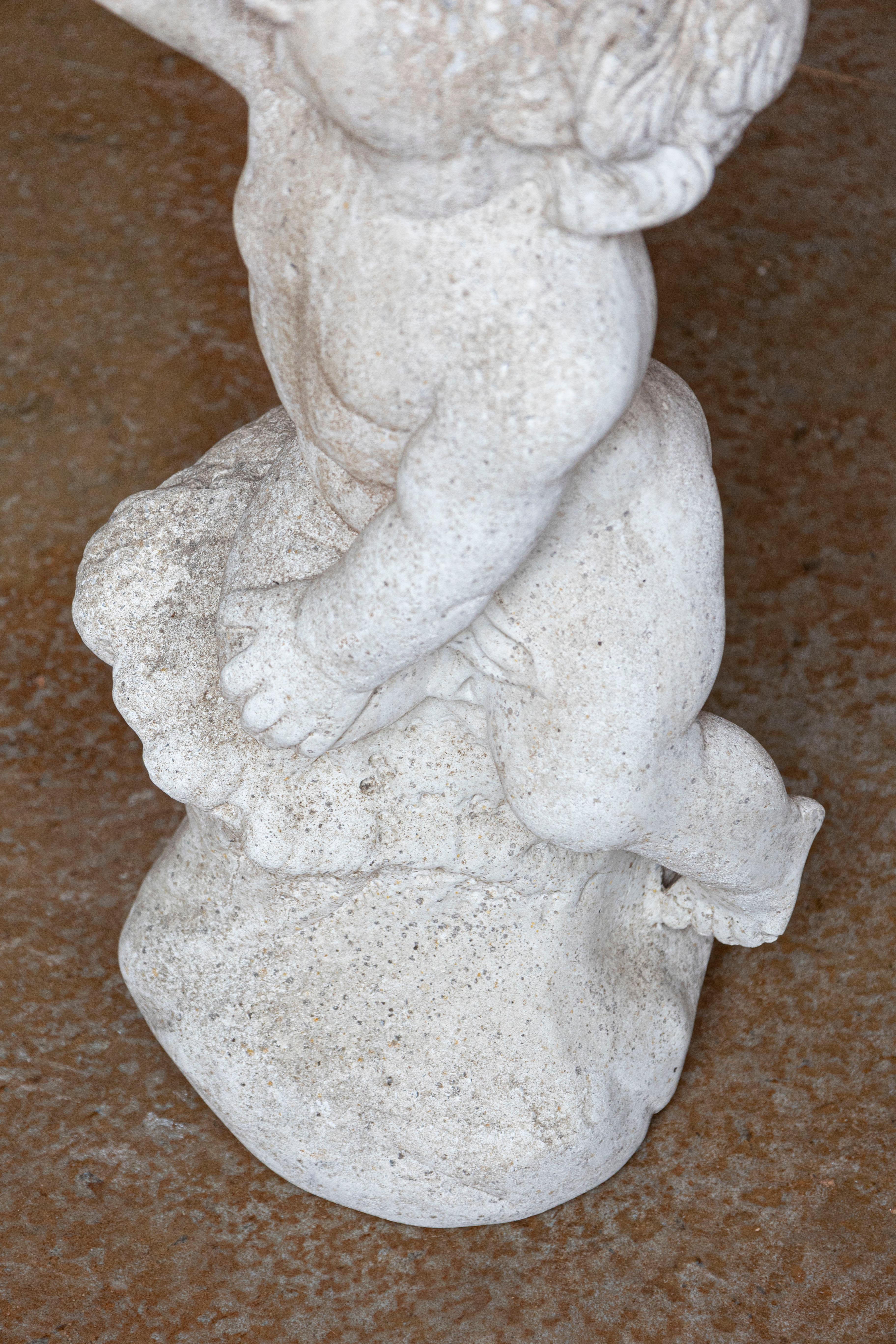 Statua svedese di cherubino in marmo del XX secolo in vendita 2