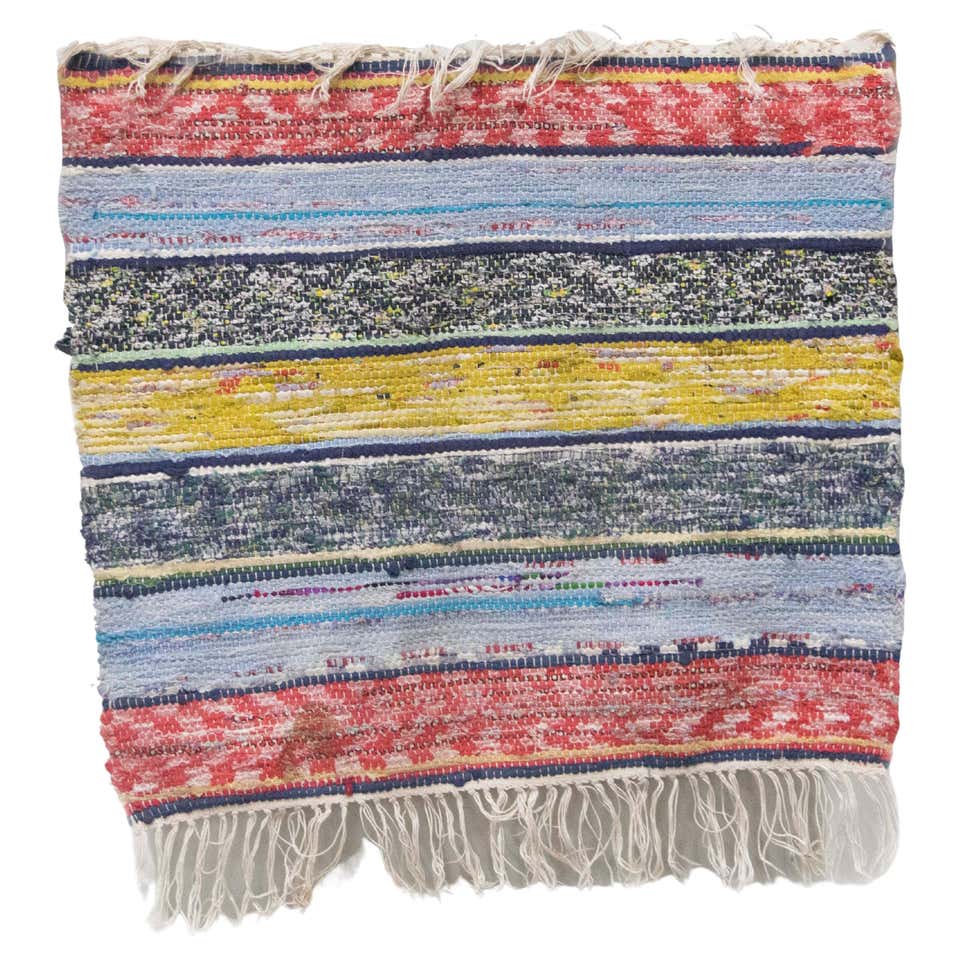 Swedish 20th Century Rag Rug For Sale at 1stDibs