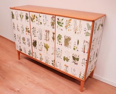 Swedish 3 Door Cabinet - Nordens Flora Illustrations