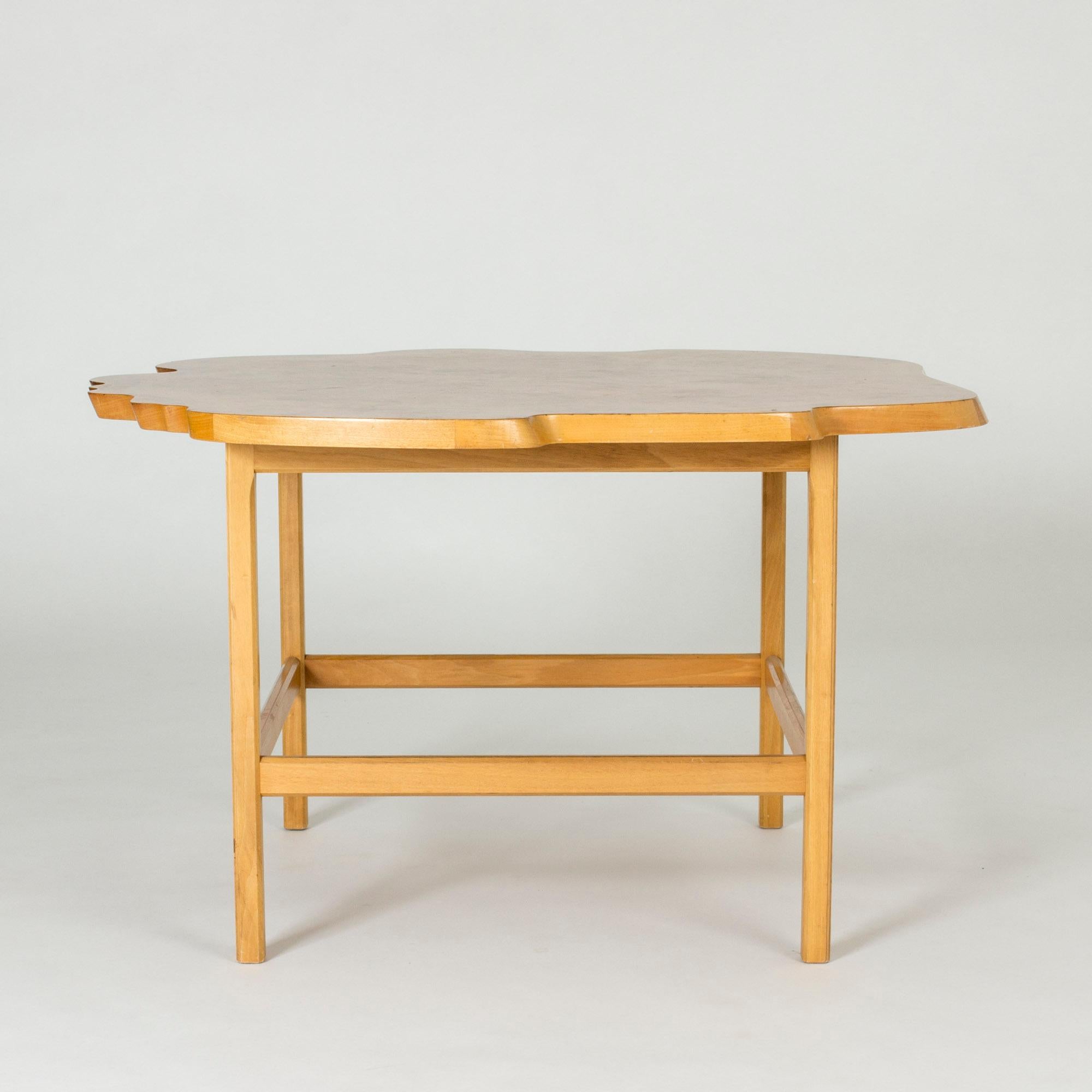 Mid-Century Modern Swedish Alder Root and Birch Coffee Model #1057 Table by Josef Frank