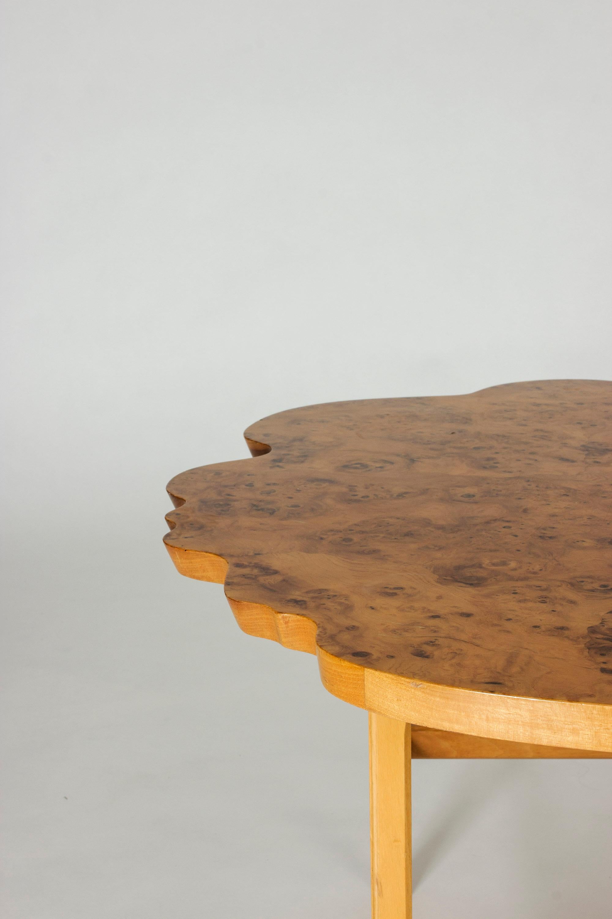 Mid-20th Century Swedish Alder Root and Birch Coffee Model #1057 Table by Josef Frank
