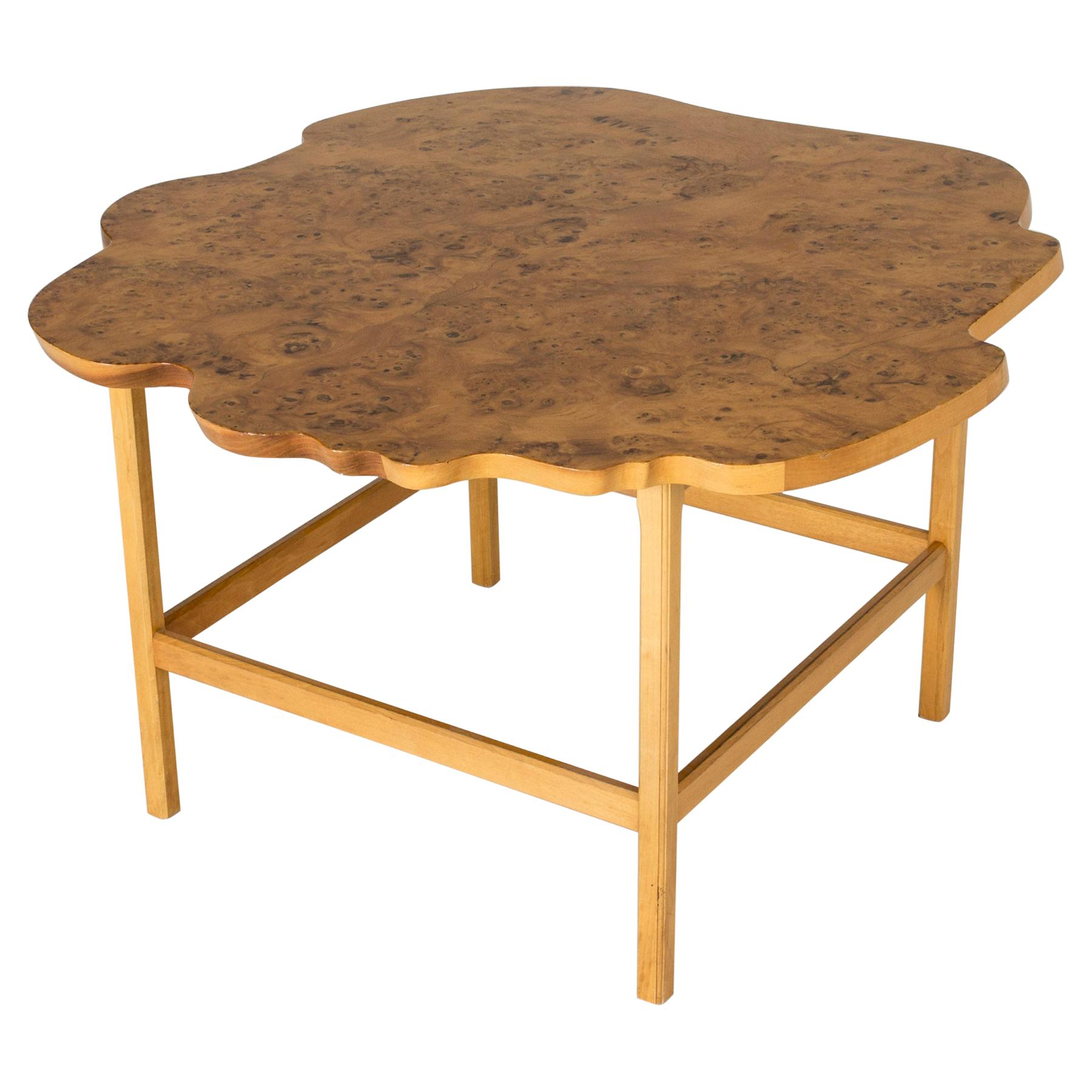 Swedish Alder Root and Birch Coffee Model #1057 Table by Josef Frank
