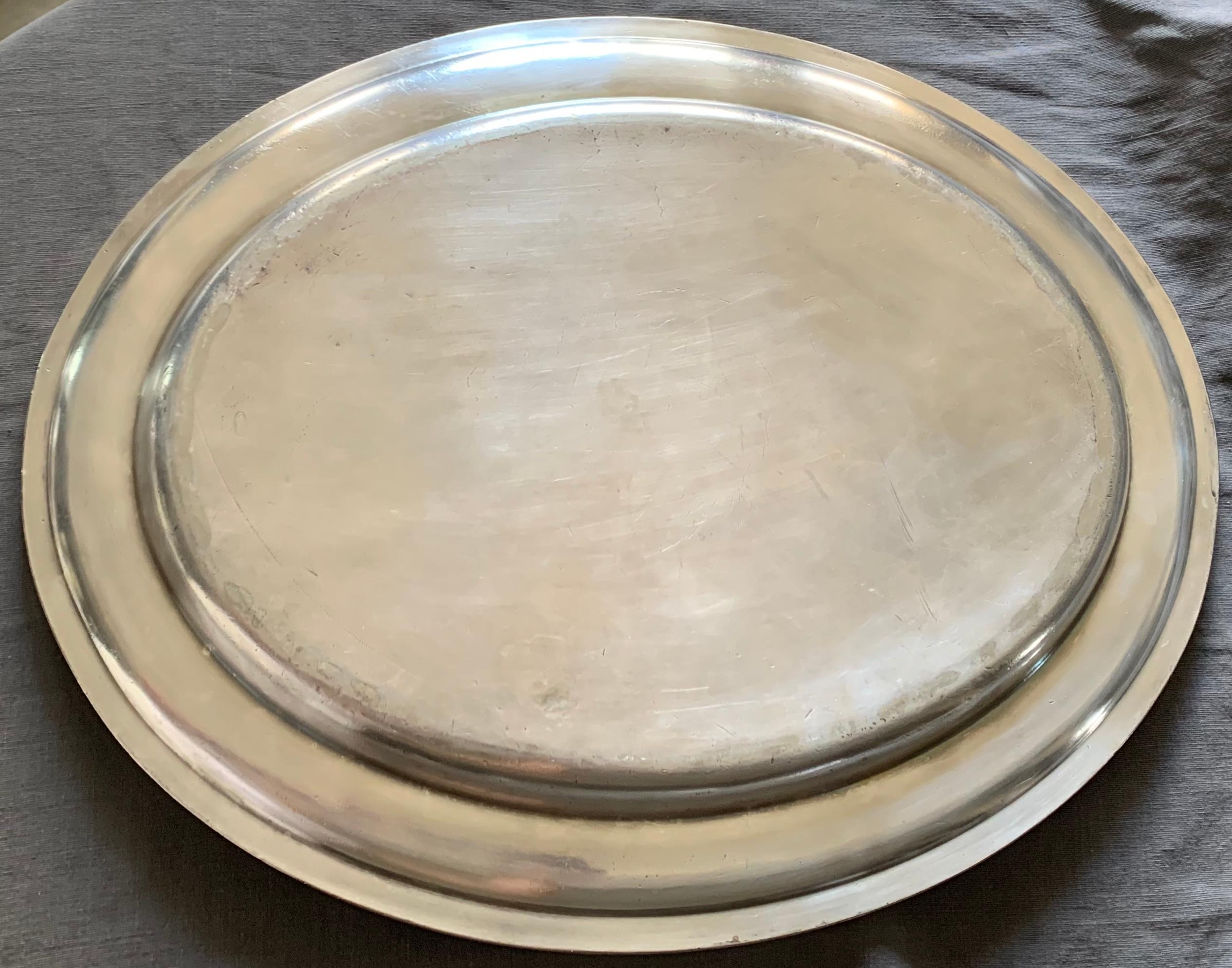 Swedish American Line Large Silver Plated Tray 1