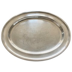 Swedish American Line Large Silver Plated Tray