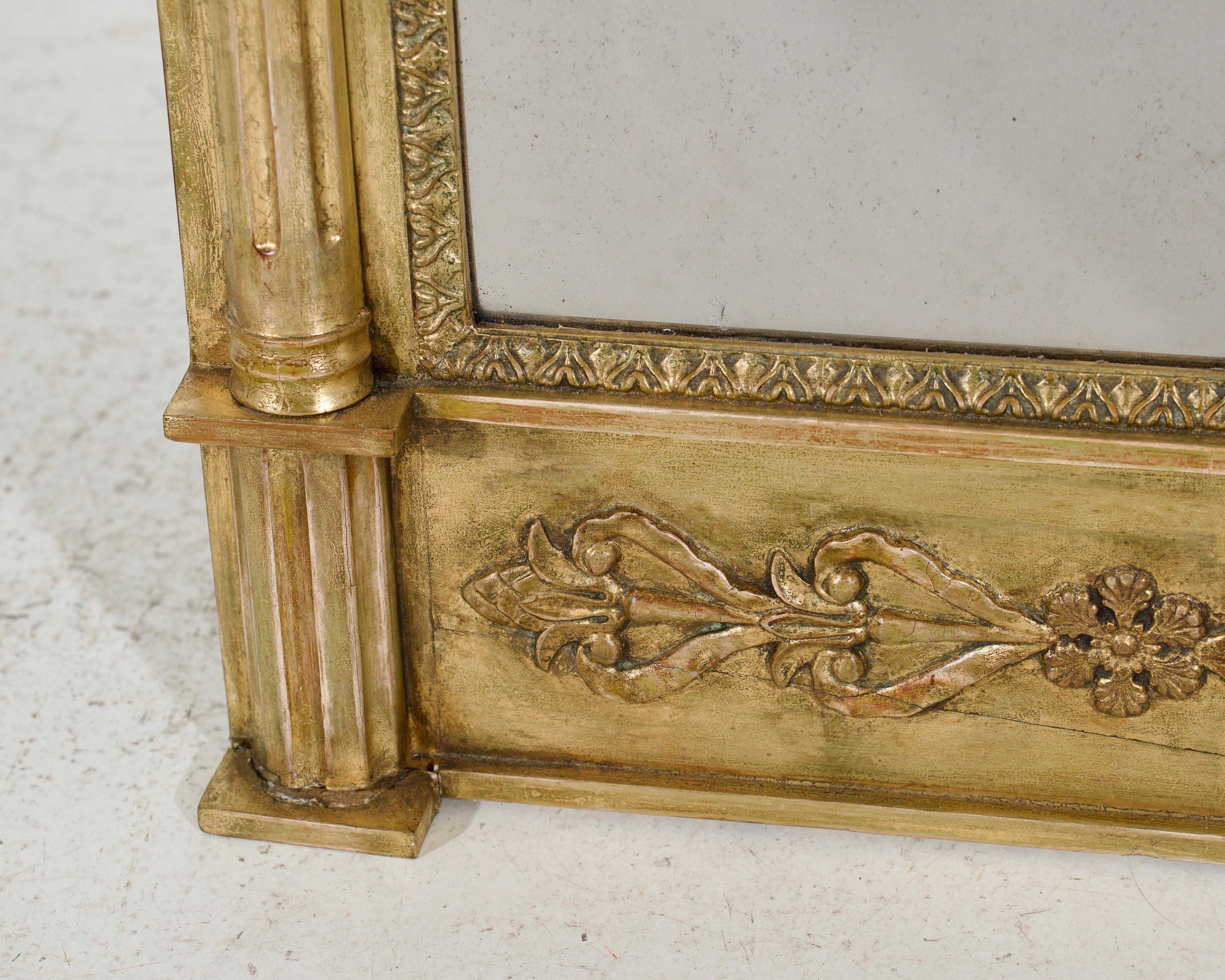 Swedish and Gilded Mirror, circa 1810 For Sale 2