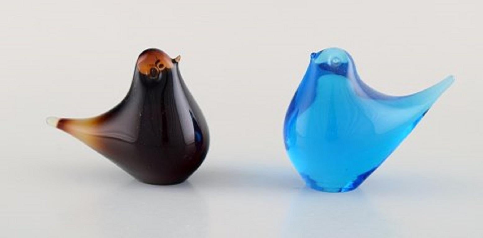 scandinavian glass birds