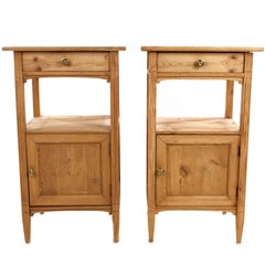 Swedish Antique Bed Side Tables, Gustavian