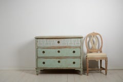 Swedish Antique Bureau in Gustavian Style, Made By Hand in Solid Pine Circa 1820