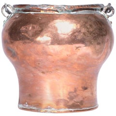 Swedish Antique Copper Pot from, Early 1900s