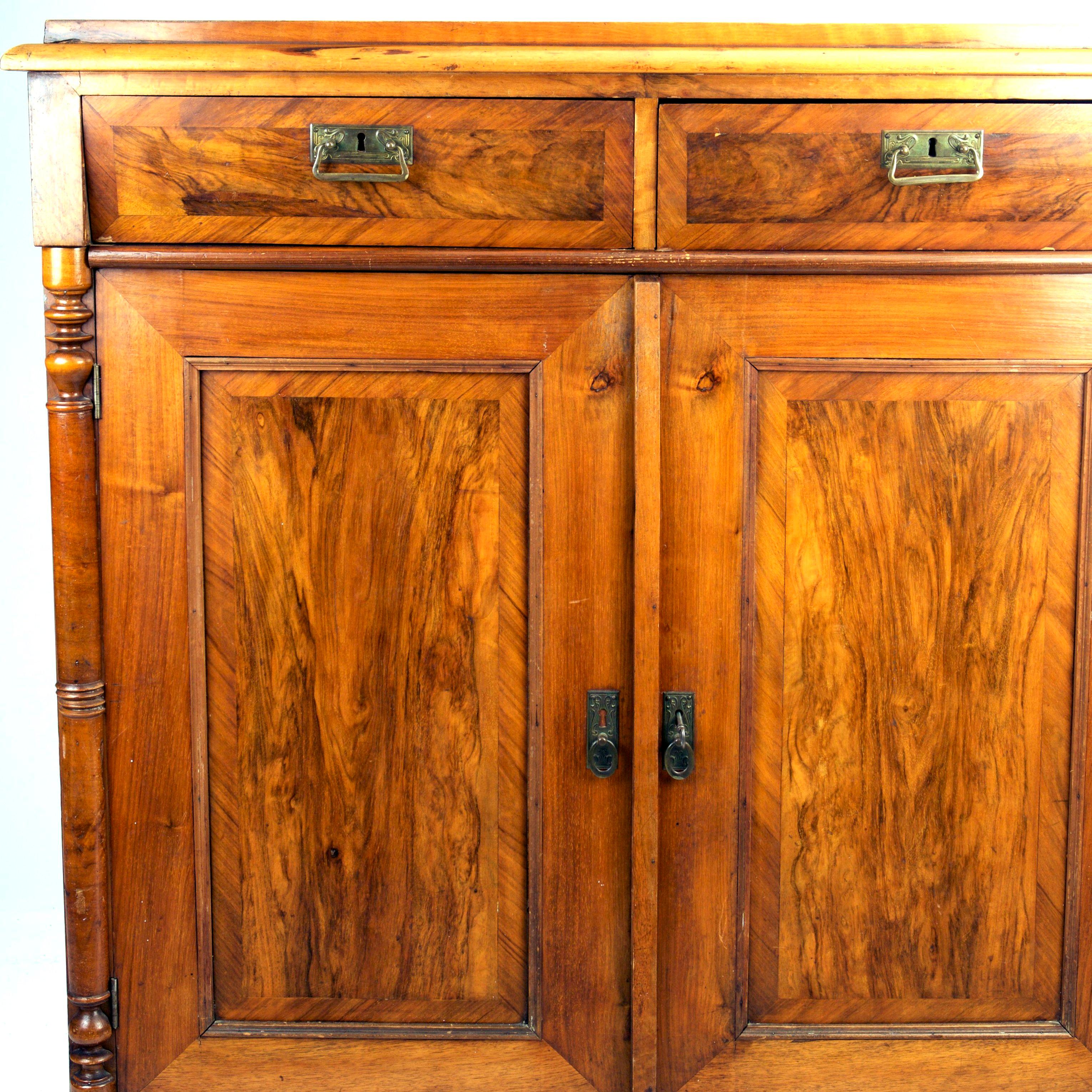 Swedish Antique Cupboard in Mahogany from Early 1900s In Excellent Condition In Singapore, SG