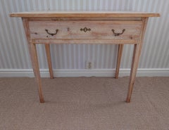 Swedish antique Gustavian Table with original paint