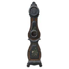 18th Century French Louis XIV Carved Walnut Tall Case Clock with ...