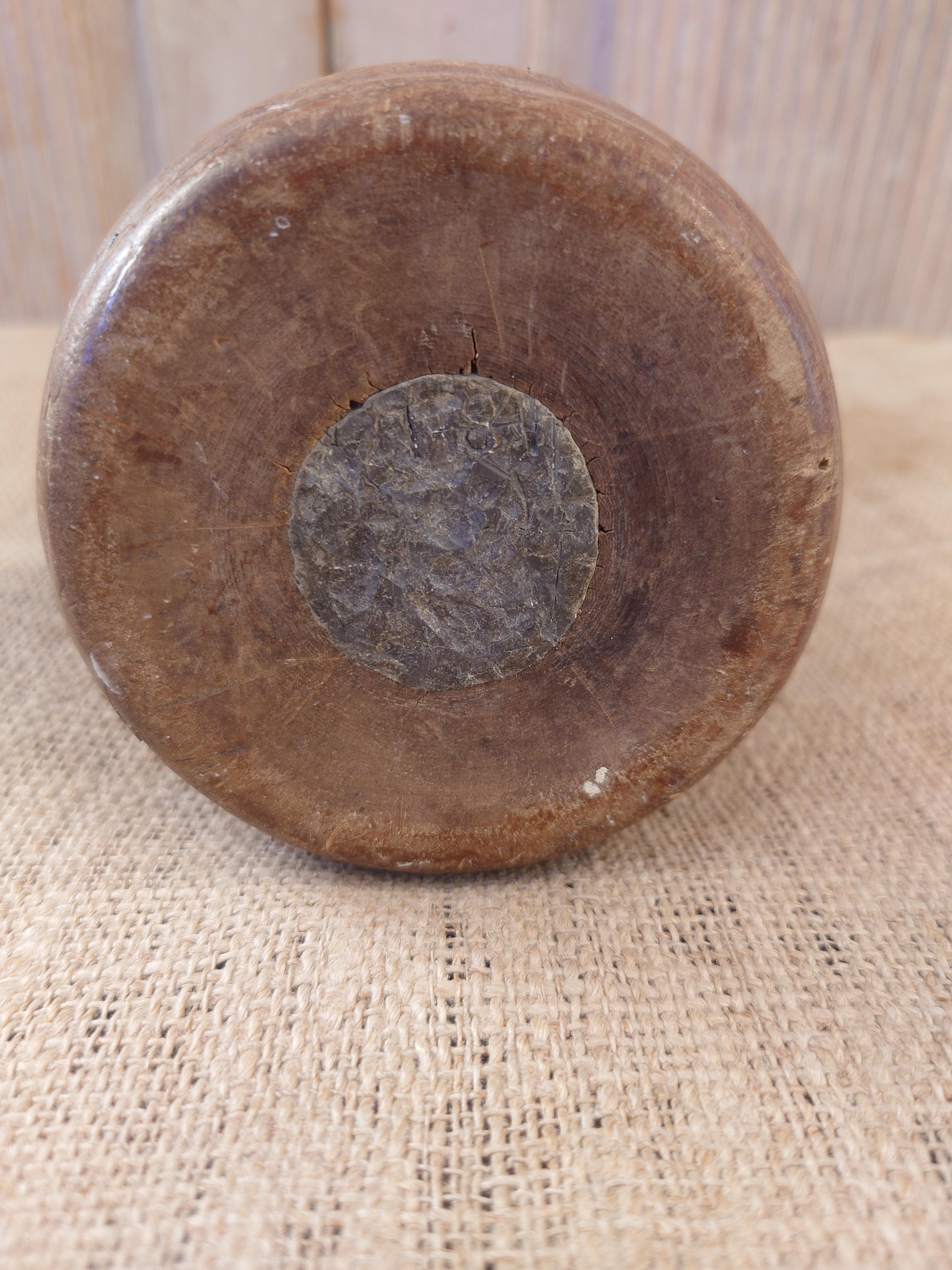 Swedish antique rustic genuine Candlestick Holder 19th century dated 1827 For Sale 3
