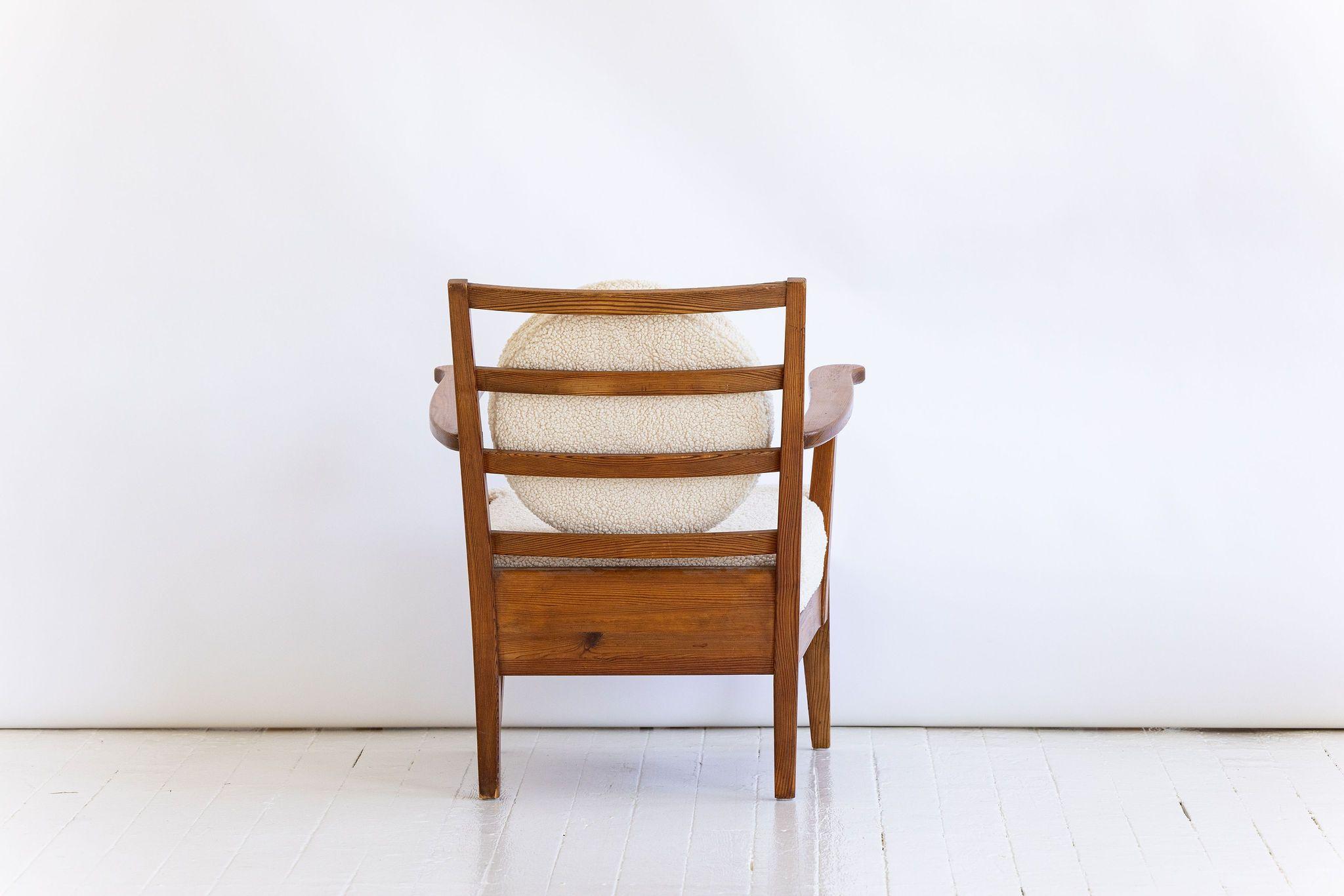 Mid-Century Modern Swedish Arm Chair For Sale
