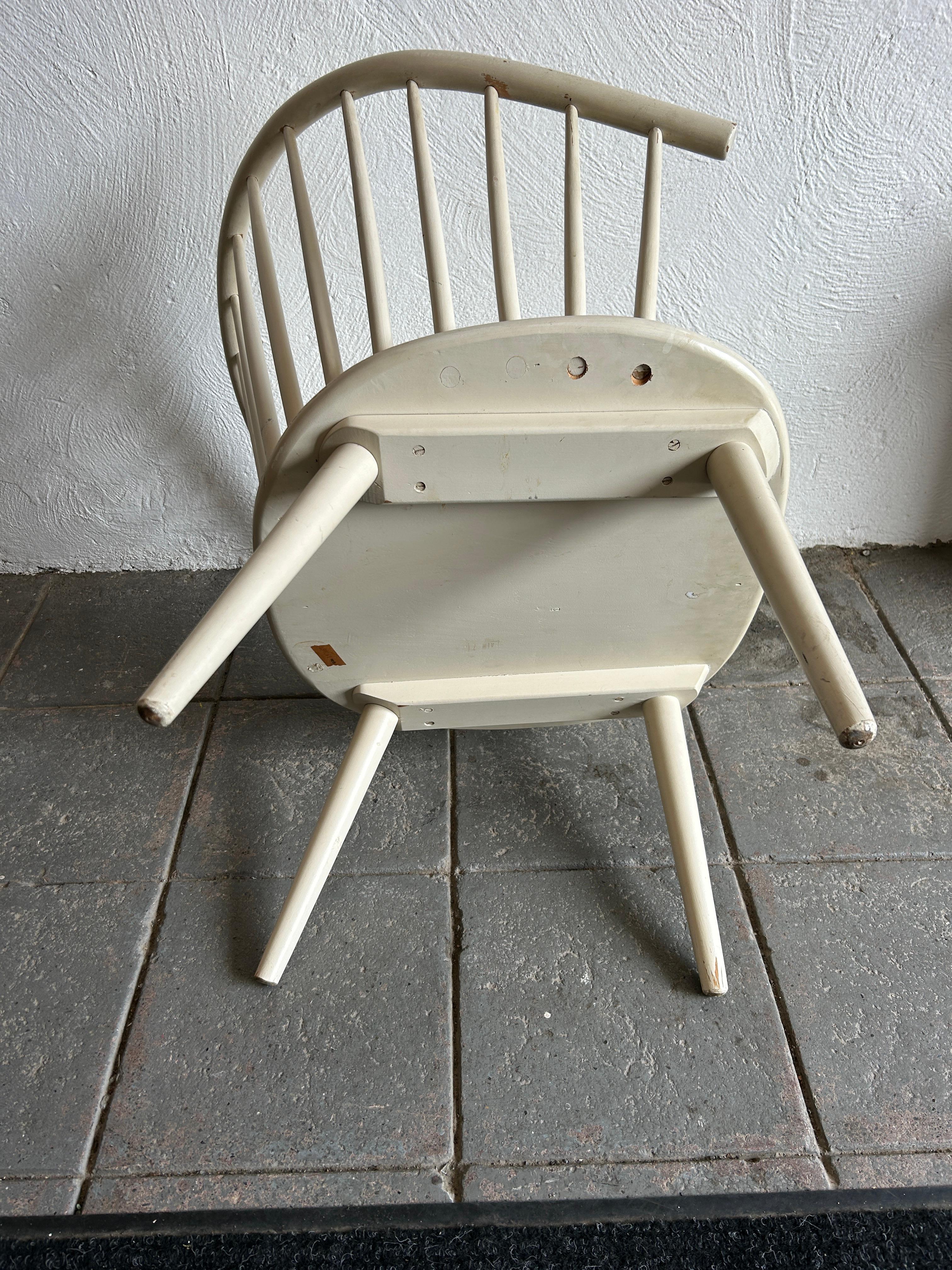 Woodwork Swedish Armchair by Gillis Lundgren for IKEA C. 1961 For Sale