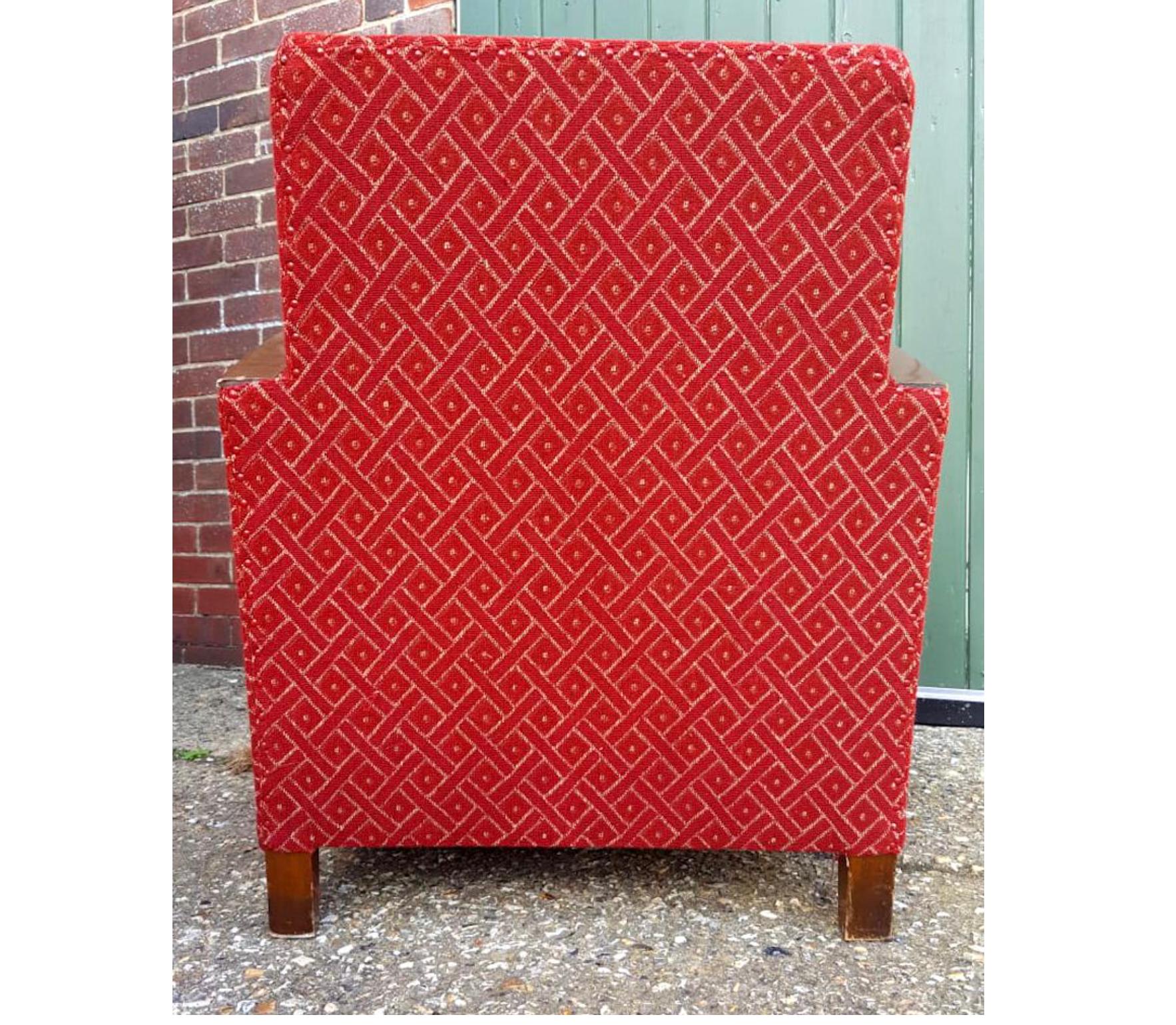 Polished Swedish Art Deco Antique Armchair Early 20th Century Golden Birch Bentwood Arms For Sale