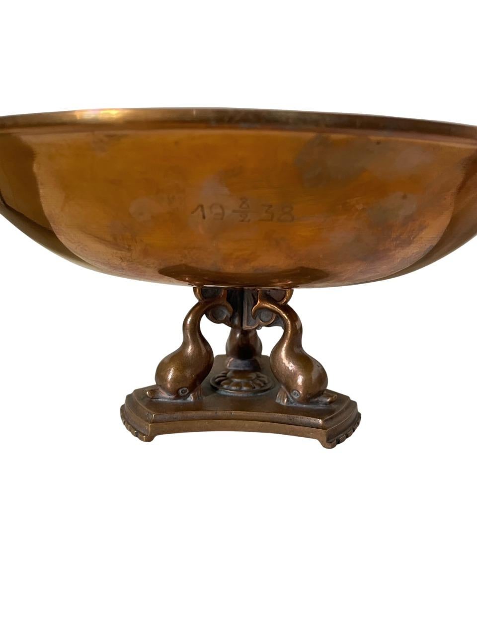 Pieza central de bronce - NJ Sueco en venta