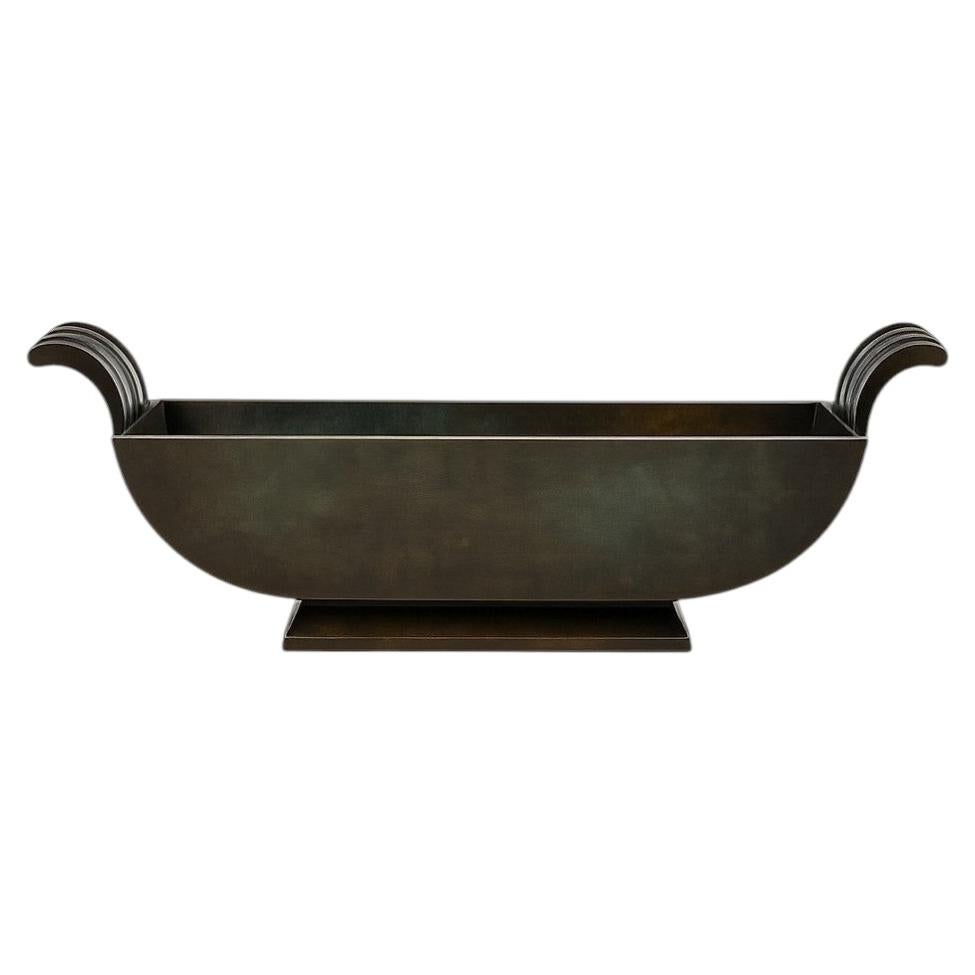 Swedish Art Deco Bronze Jardinière by Jacob Ängman for GAB, 1930s