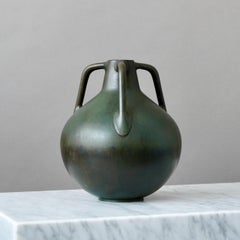 Schwedische Art-Déco-Vase aus Bronze, 1930er Jahre