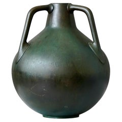 Schwedische Art-Déco-Vase aus Bronze, 1930er Jahre