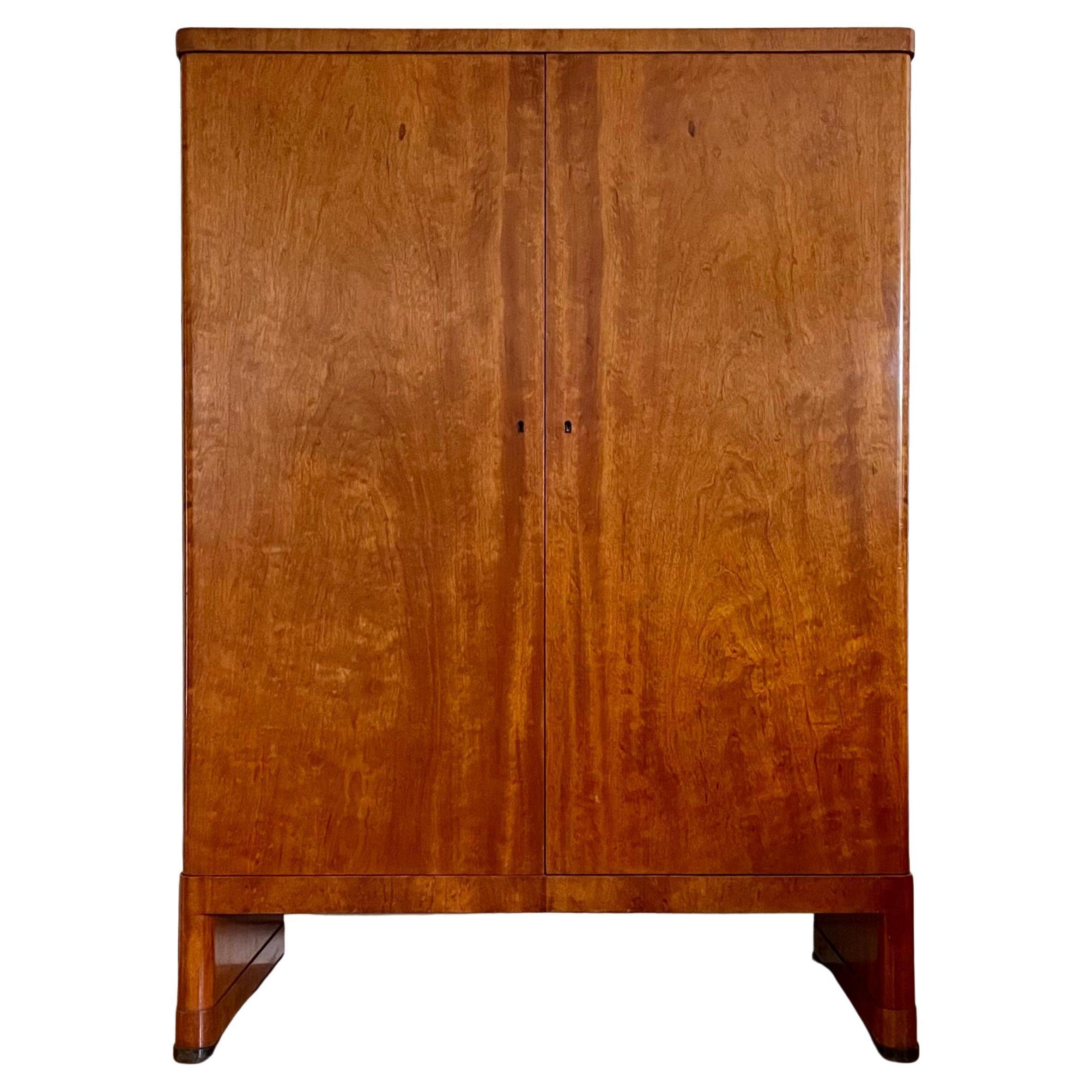 Swedish Art Deco Cabinet from Reiners Möbelfabrik Manufactured 14th October 1938