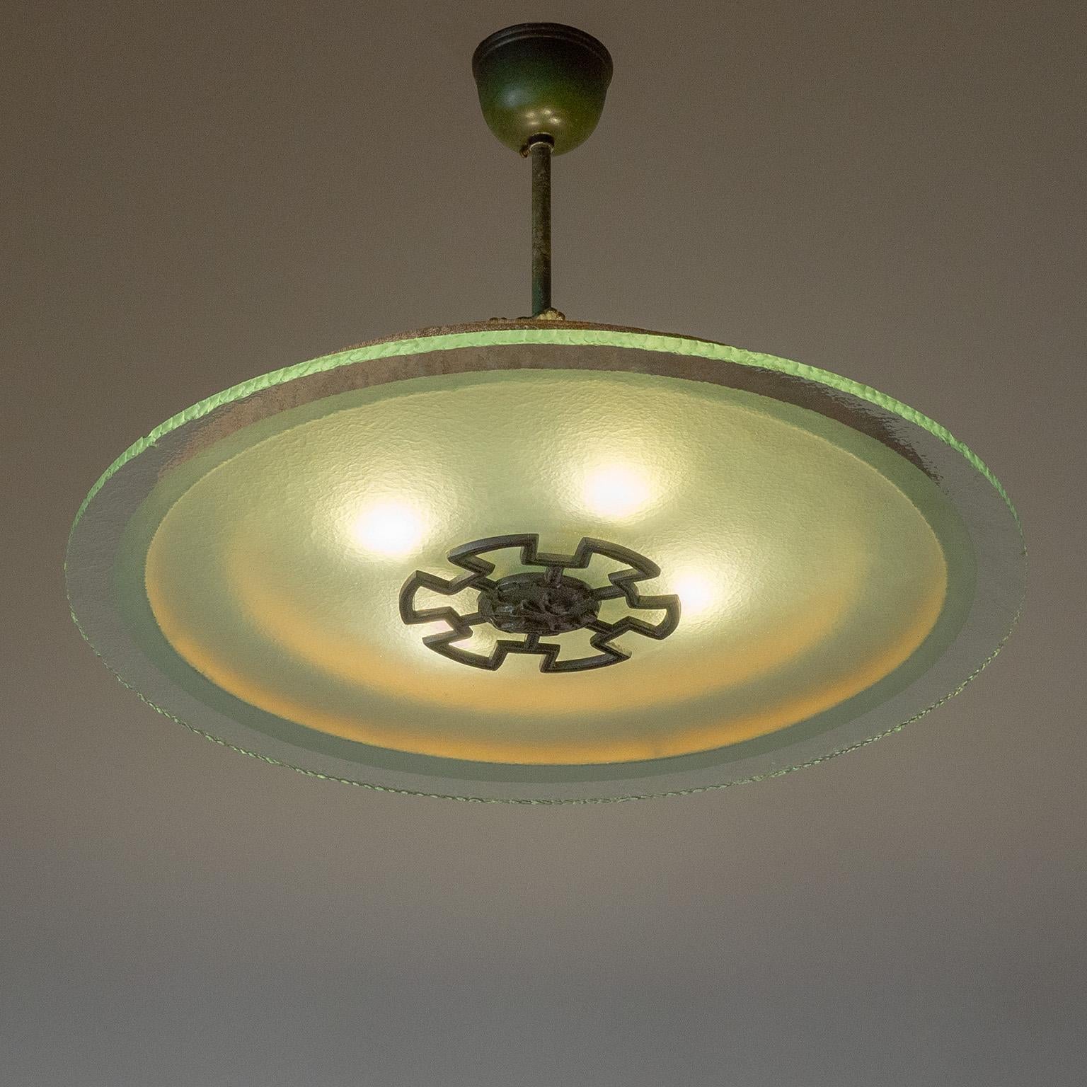 Metà XX secolo Plafoniera svedese in stile Art Déco, anni '30 in vendita