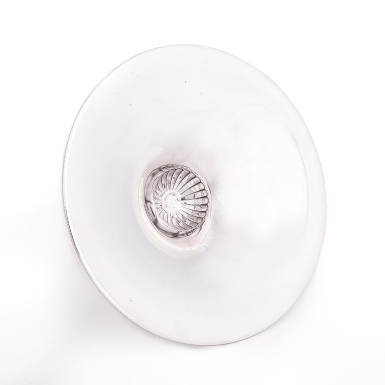 Rond de serviette en argent sterling et émail - Antiquités (1930) - Canada