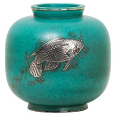 Swedish Art Deco Ceramic Vase, 1940's