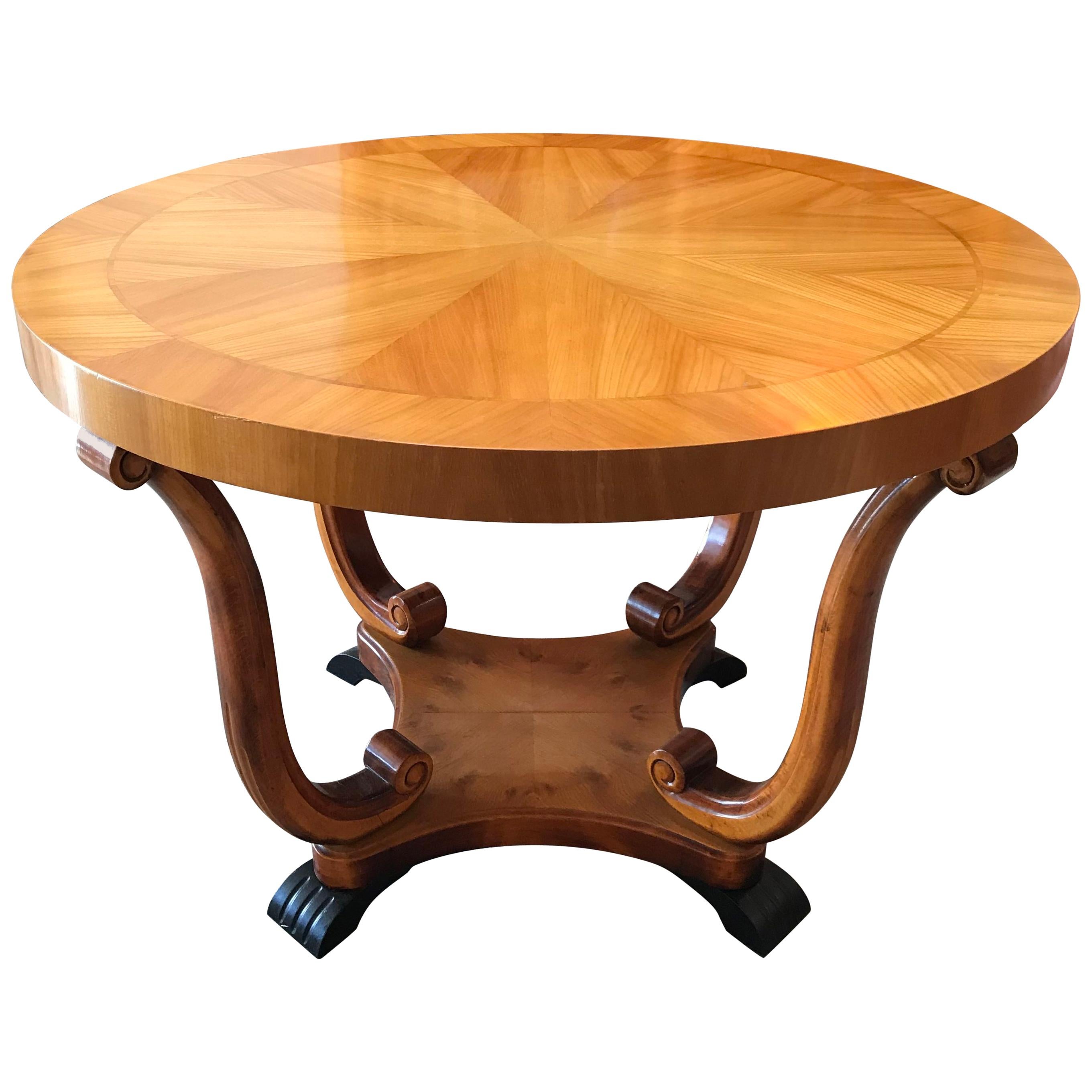 Swedish Art Deco Circular Centre Table