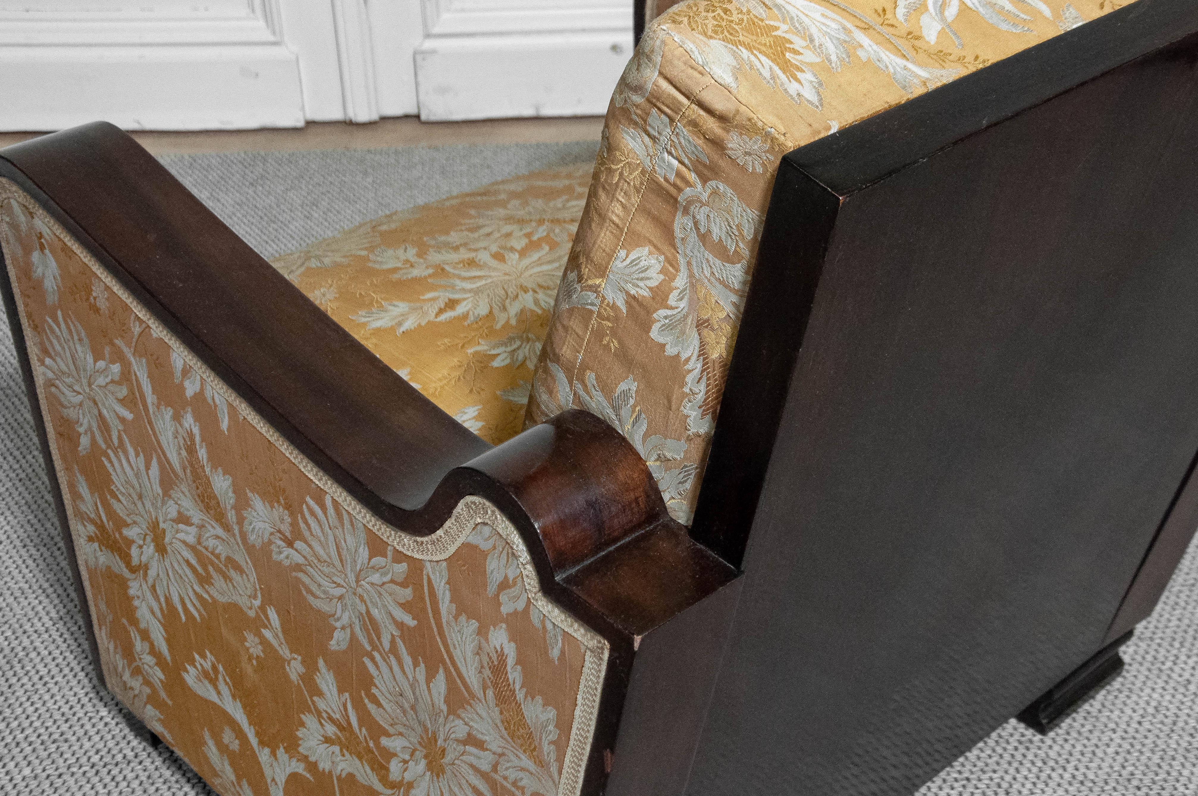 Swedish Art Deco Club Chair, 1920s For Sale 7