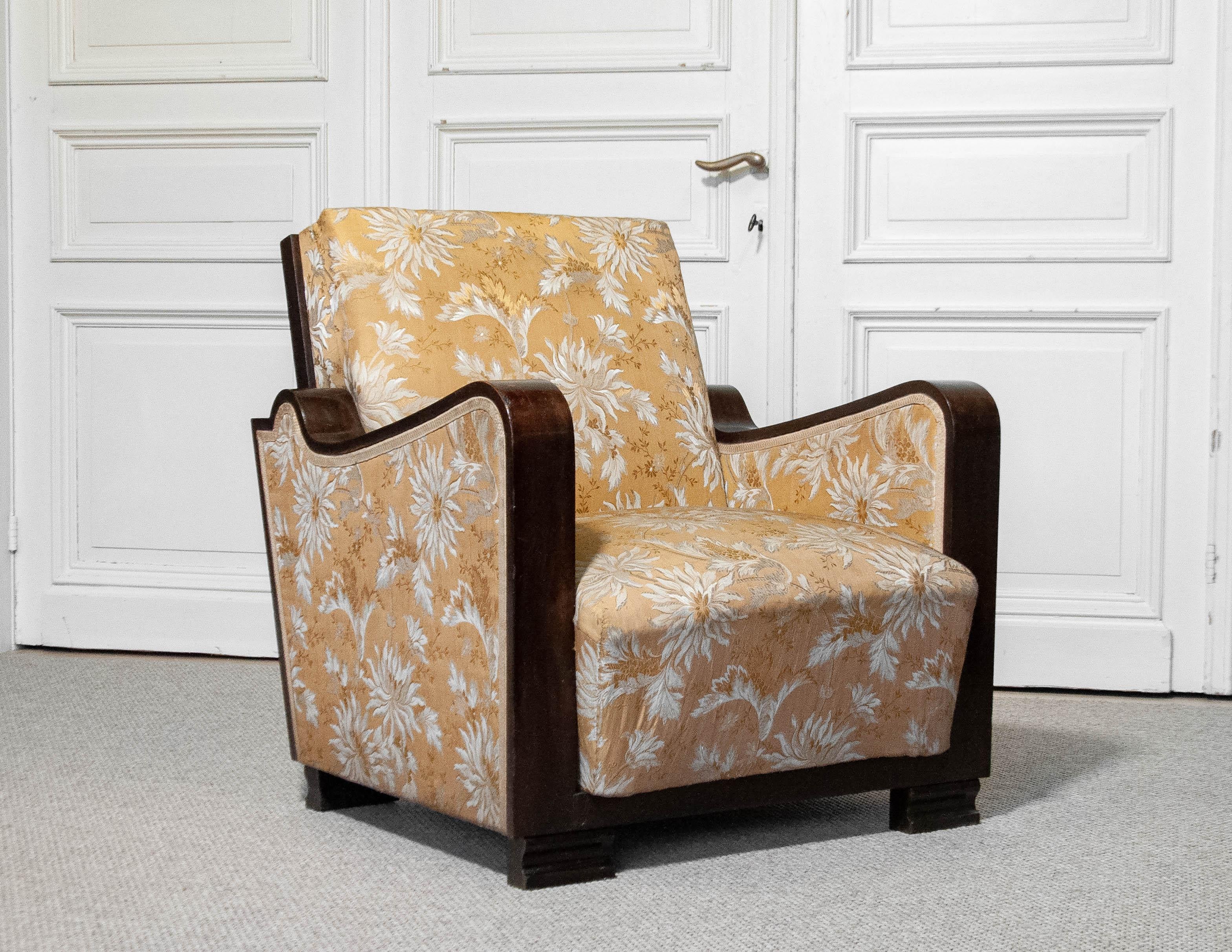 Swedish Art Deco Club Chair, 1920s For Sale 3