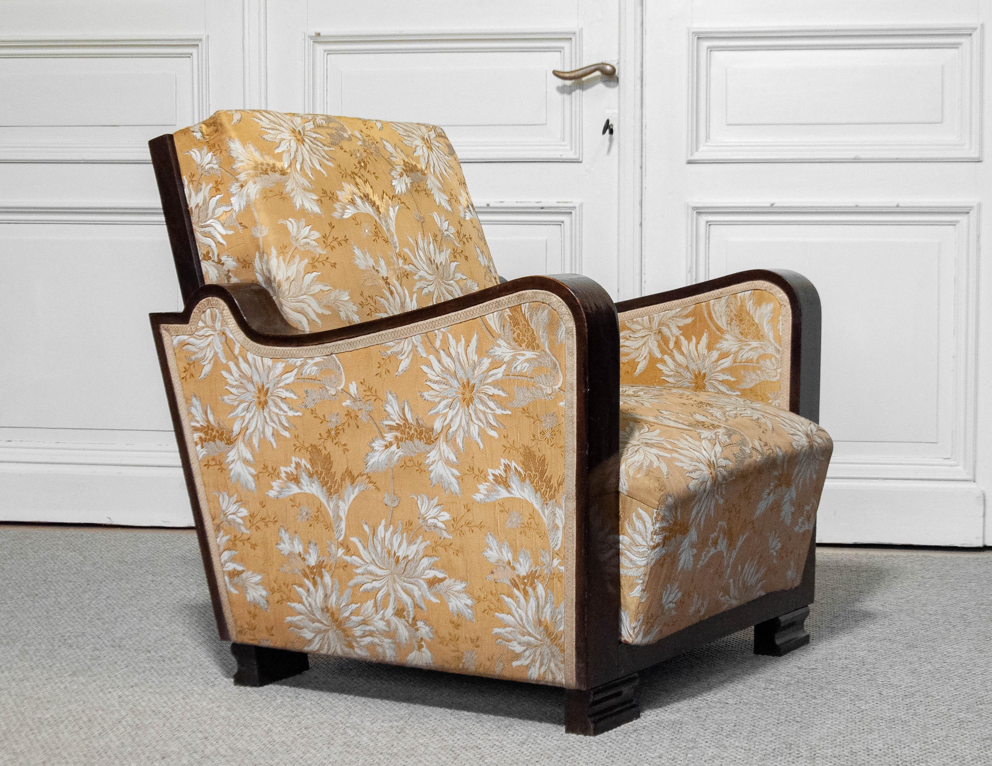 Swedish Art Deco Club Chair, 1920s For Sale 4