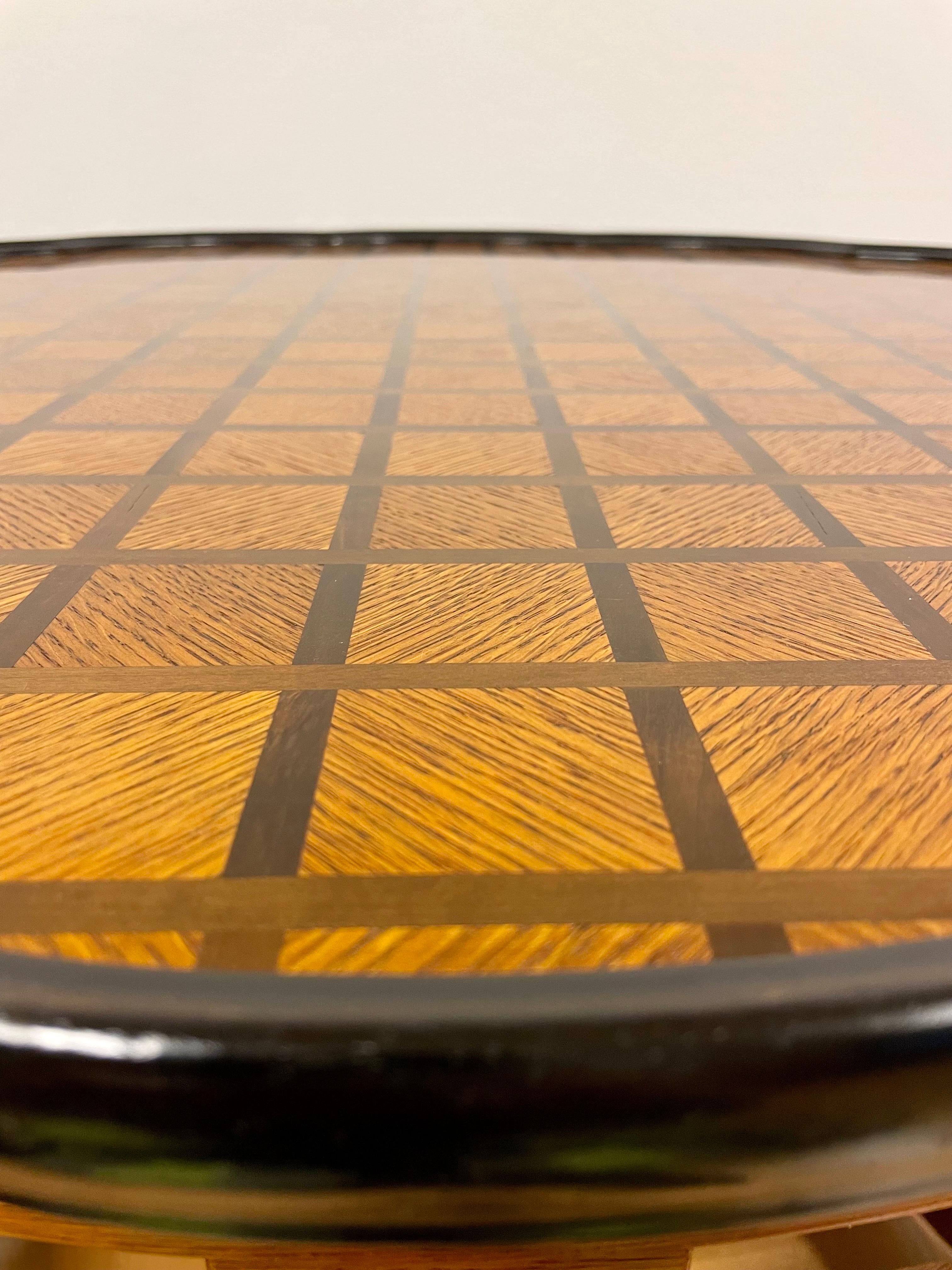 Mid-20th Century Swedish Art Deco Coffee Table Attributed to David Blomberg Nordiska Kompaniet NK For Sale