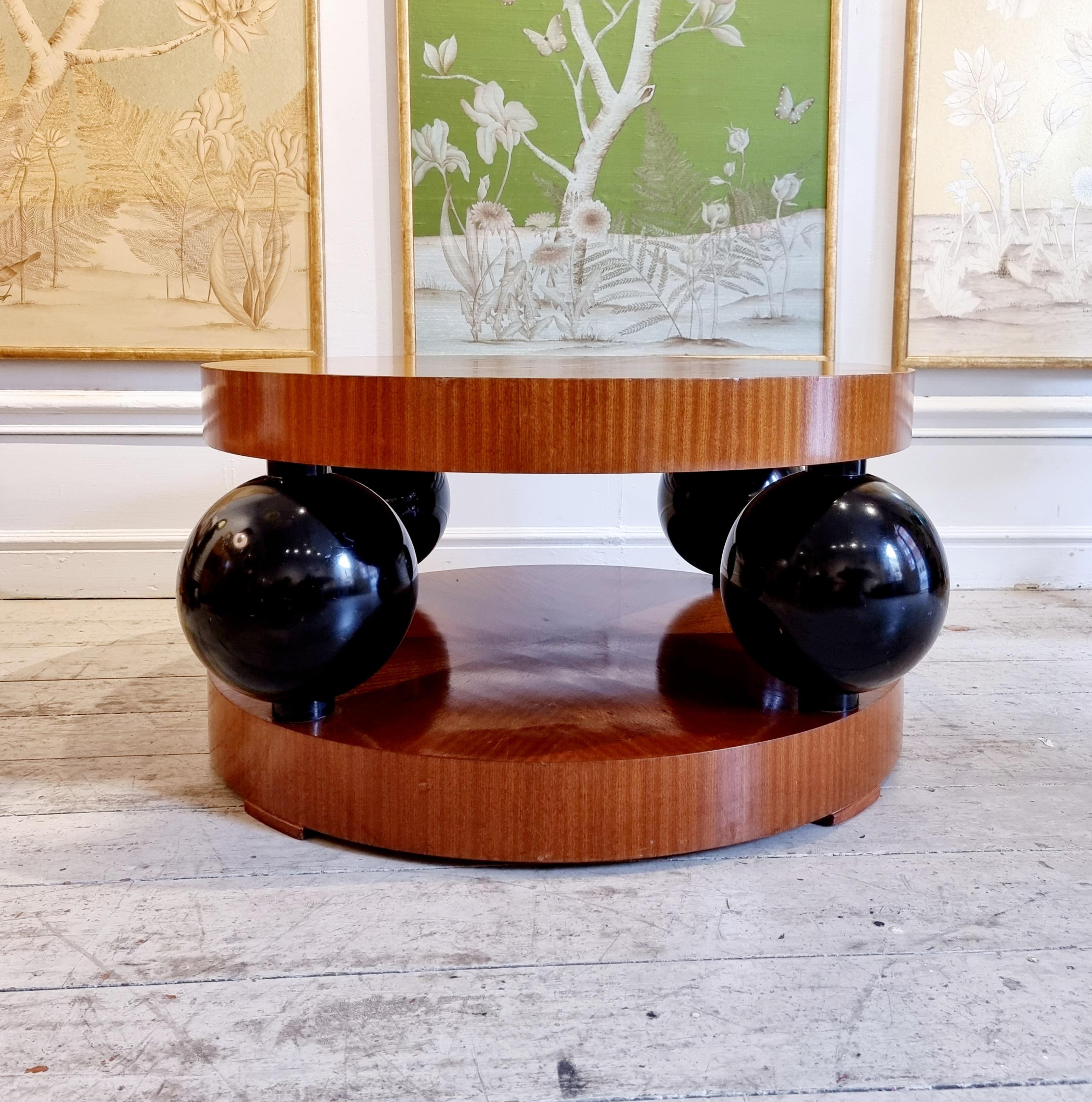 Swedish Art Deco, Coffee Table designed by Johan Eriksson, Reiners Mjölby 1940s For Sale 4