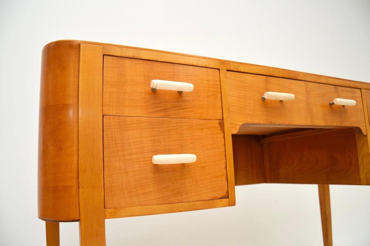 Swedish Art Deco Desk in Satin Birch 6